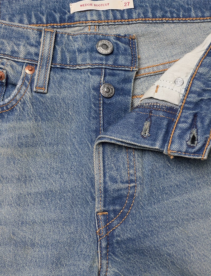 Levi's® - WEDGIE BOOT BITE BACK WB - bootcut jeans - med indigo - worn in - 3