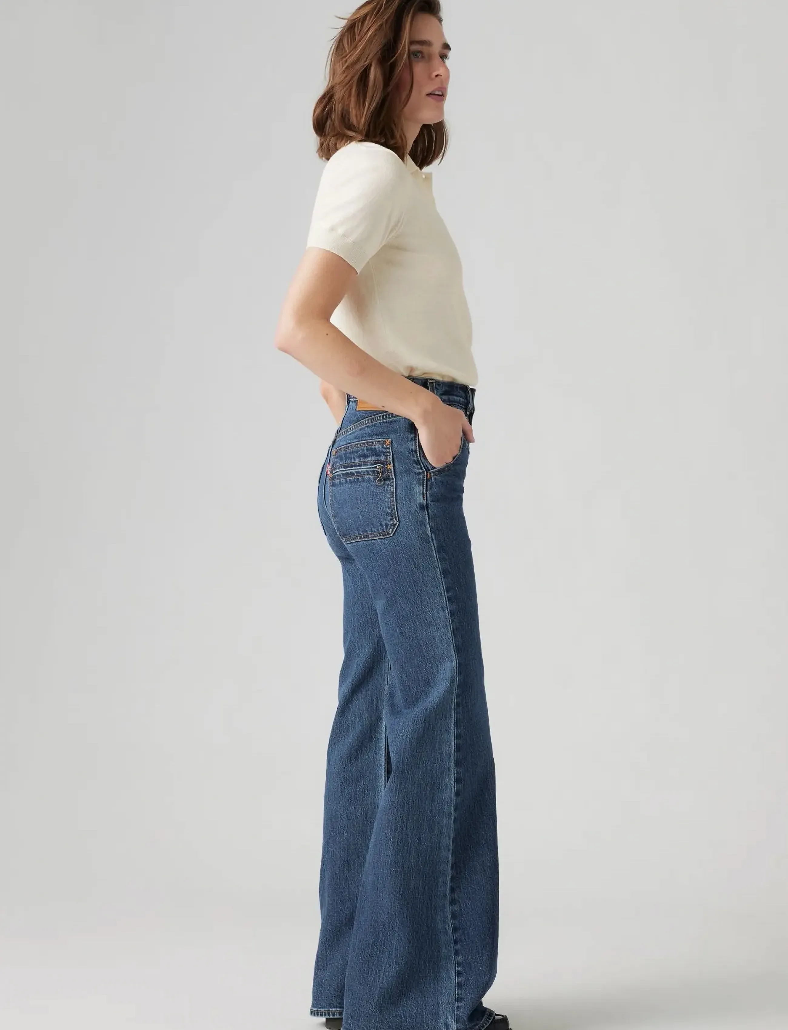 Levi's® - RIBCAGE BELLS VINTAGE MOMENT O - dark indigo - flat finish - 2