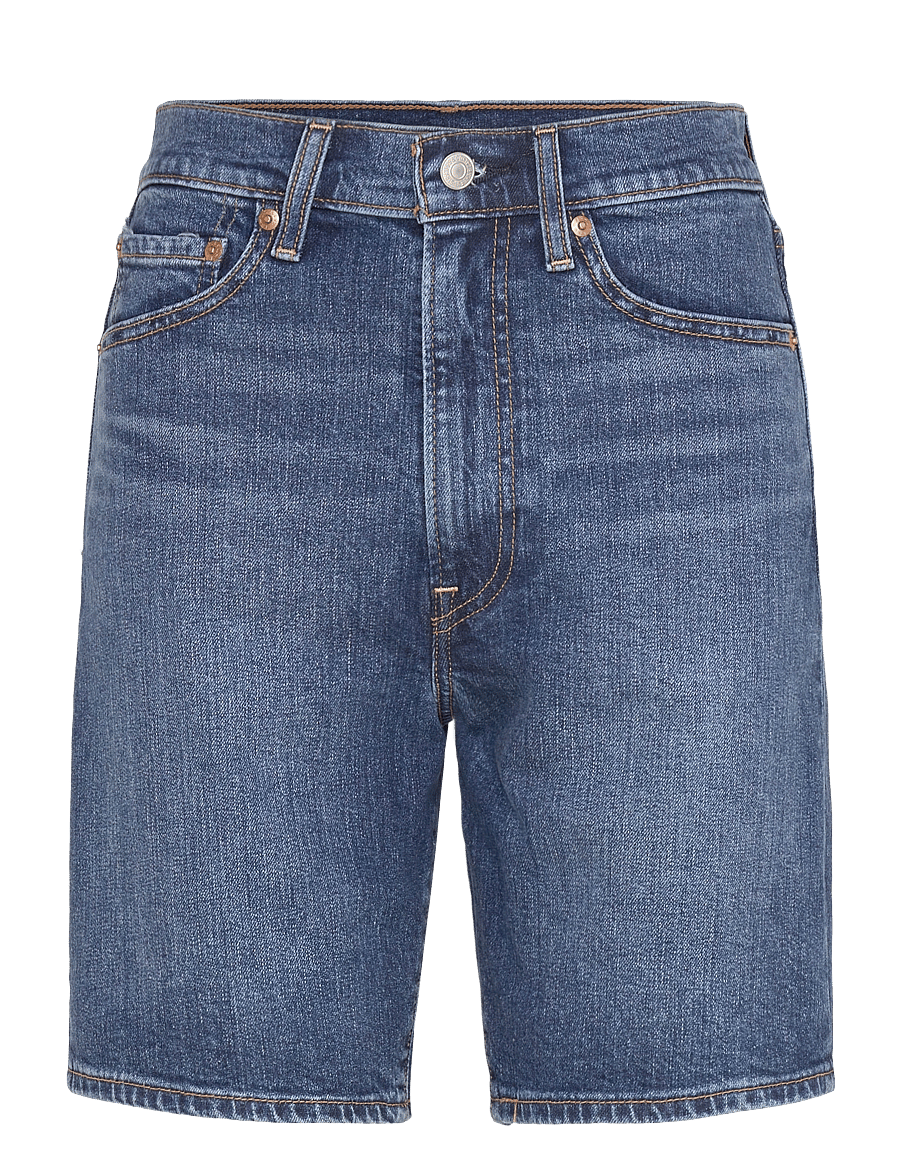 Levi's® - RIBCAGE BERMUDA SHORT BRINGING - lühikesed teksapüksid - med indigo - flat finish - 1