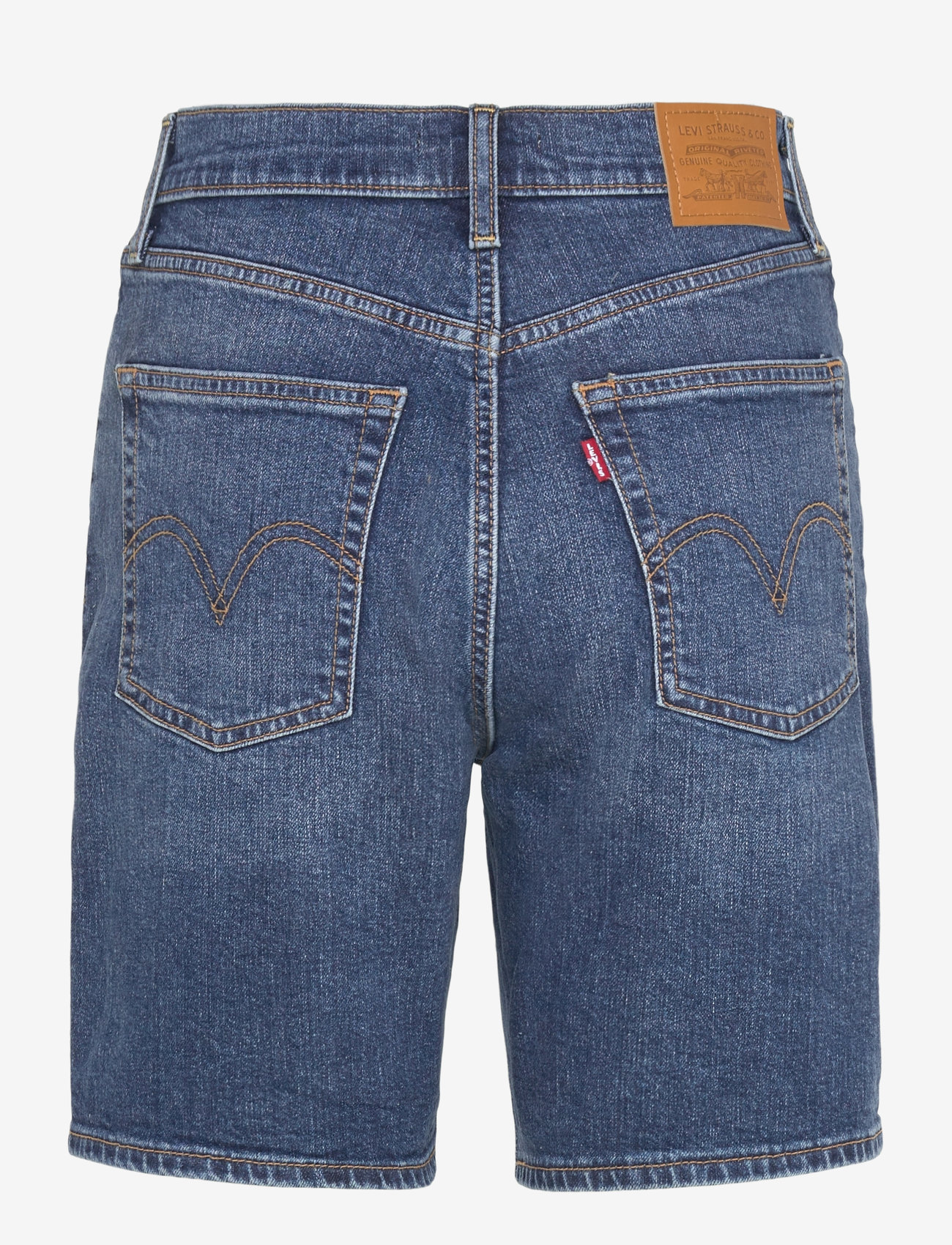 Levi's® - RIBCAGE BERMUDA SHORT BRINGING - farkkushortsit - med indigo - flat finish - 2