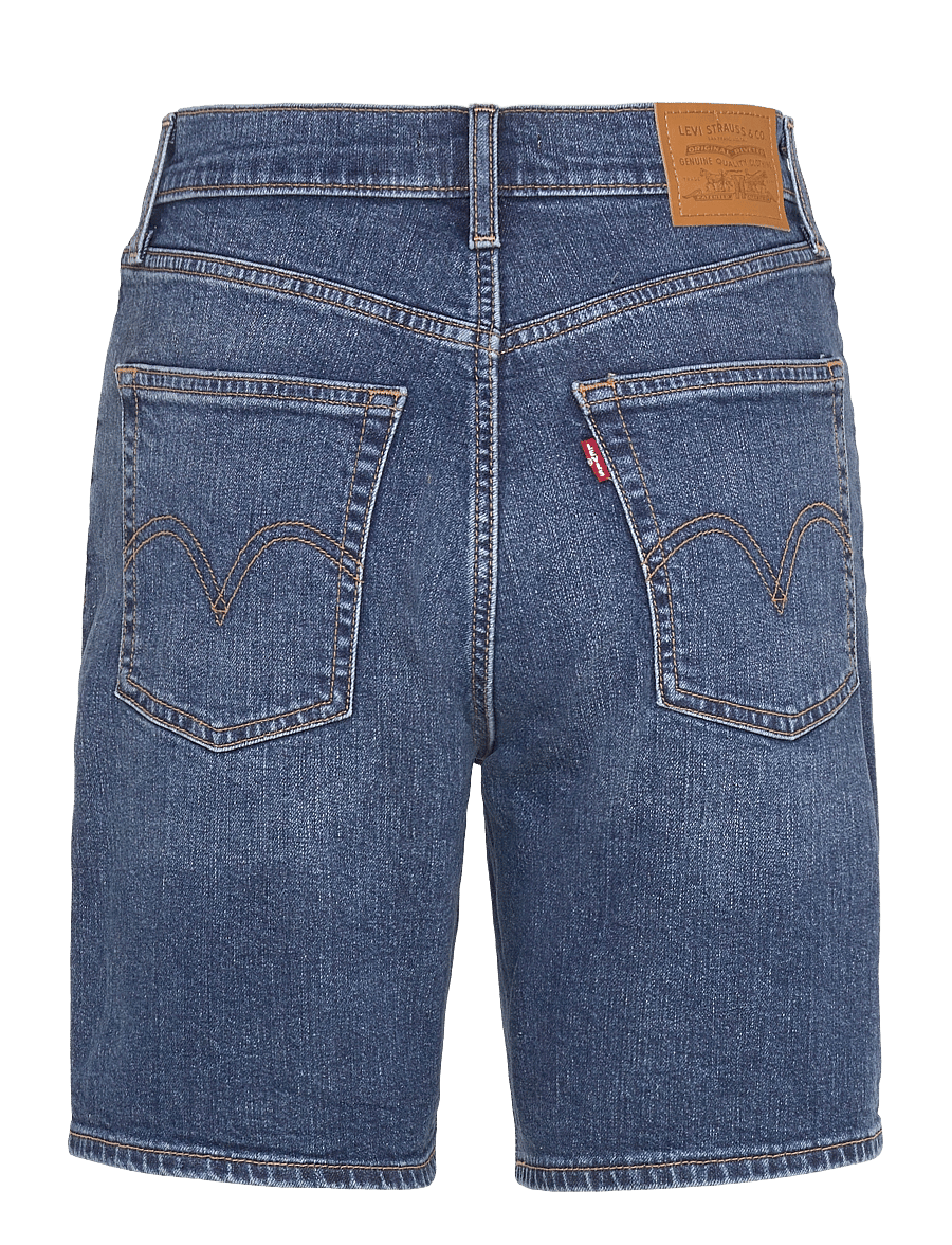 Levi's® - RIBCAGE BERMUDA SHORT BRINGING - lühikesed teksapüksid - med indigo - flat finish - 2