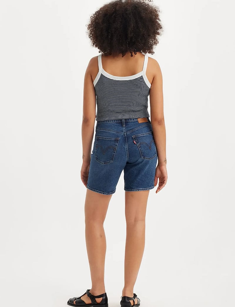 Levi's® - RIBCAGE BERMUDA SHORT BRINGING - farkkushortsit - med indigo - flat finish - 4