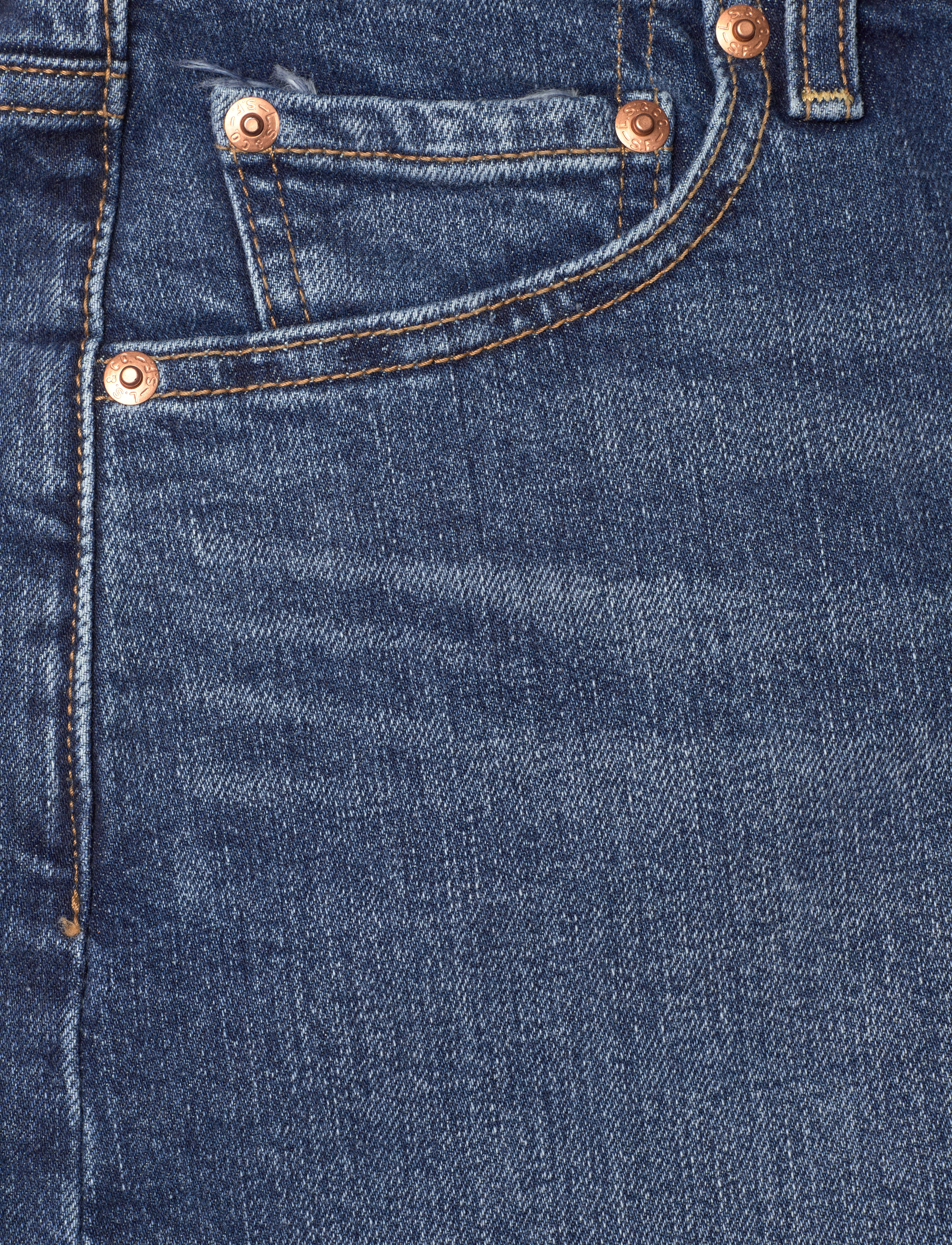 Levi's® - RIBCAGE BERMUDA SHORT BRINGING - jeansshorts - med indigo - flat finish - 5