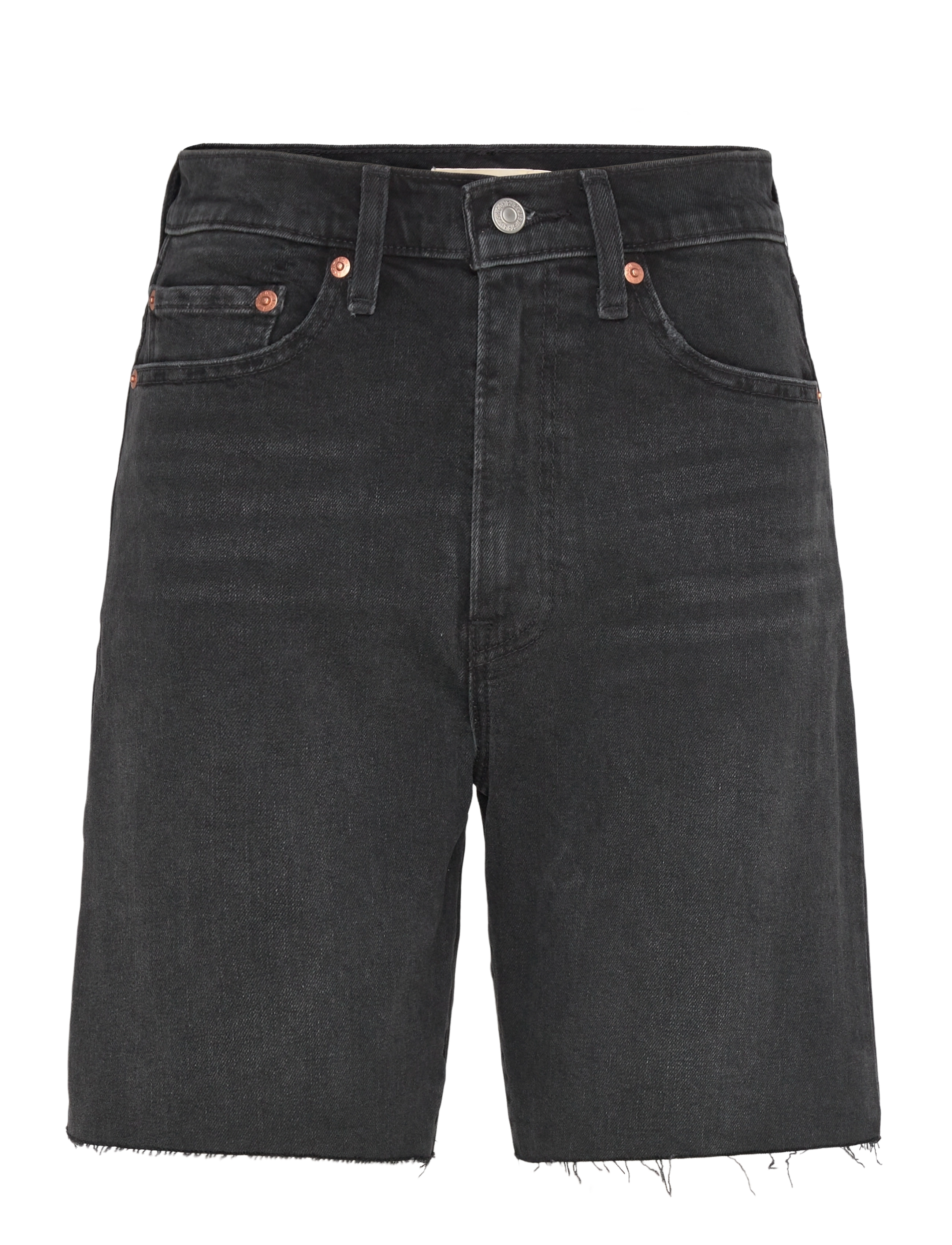 LEVI'S Ribcage Bermuda Kurz Goth Pri Schwarz - 27 - Damen