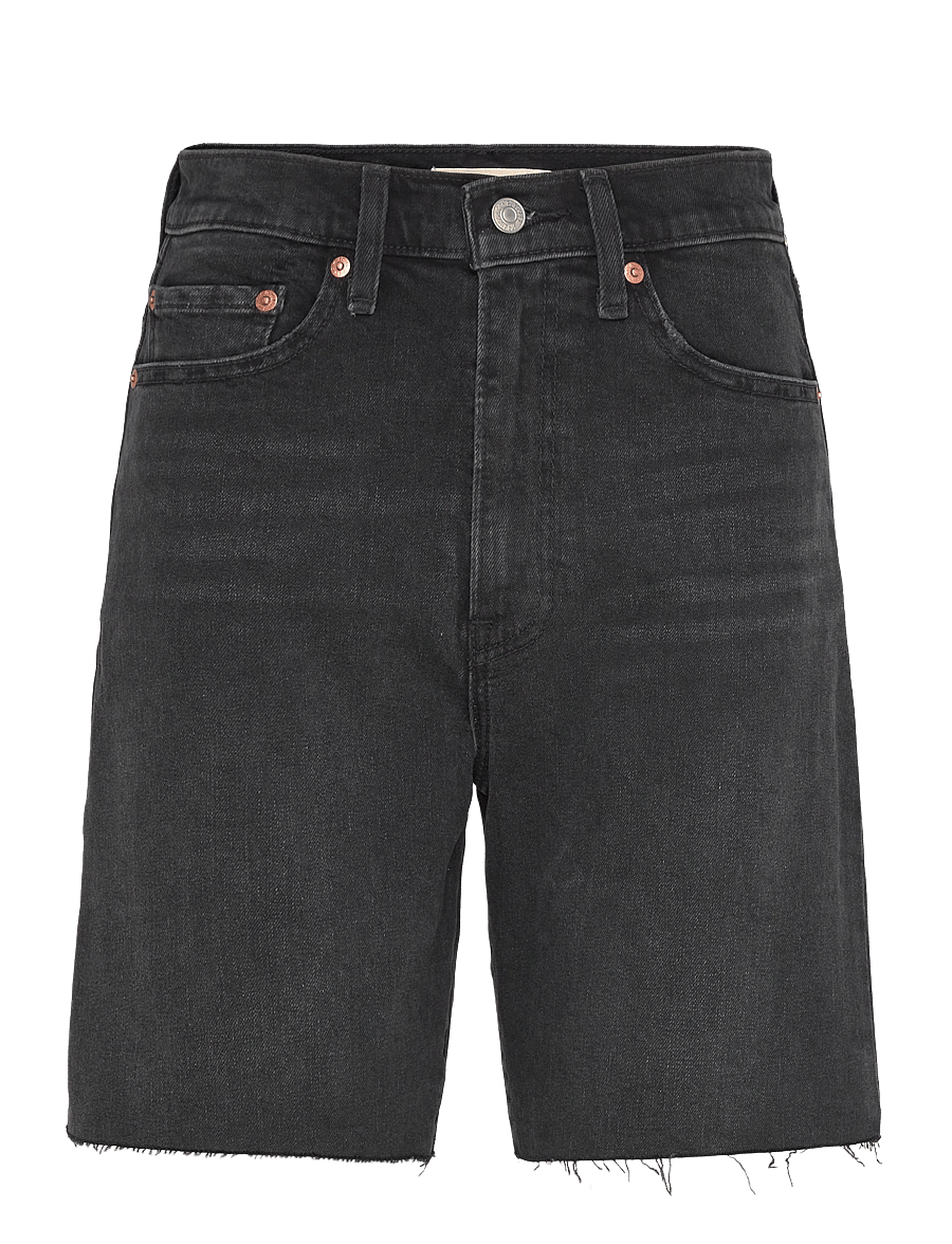 Levi's® - RIBCAGE BERMUDA SHORT GOTH PRI - jeansshorts - blacks - 1