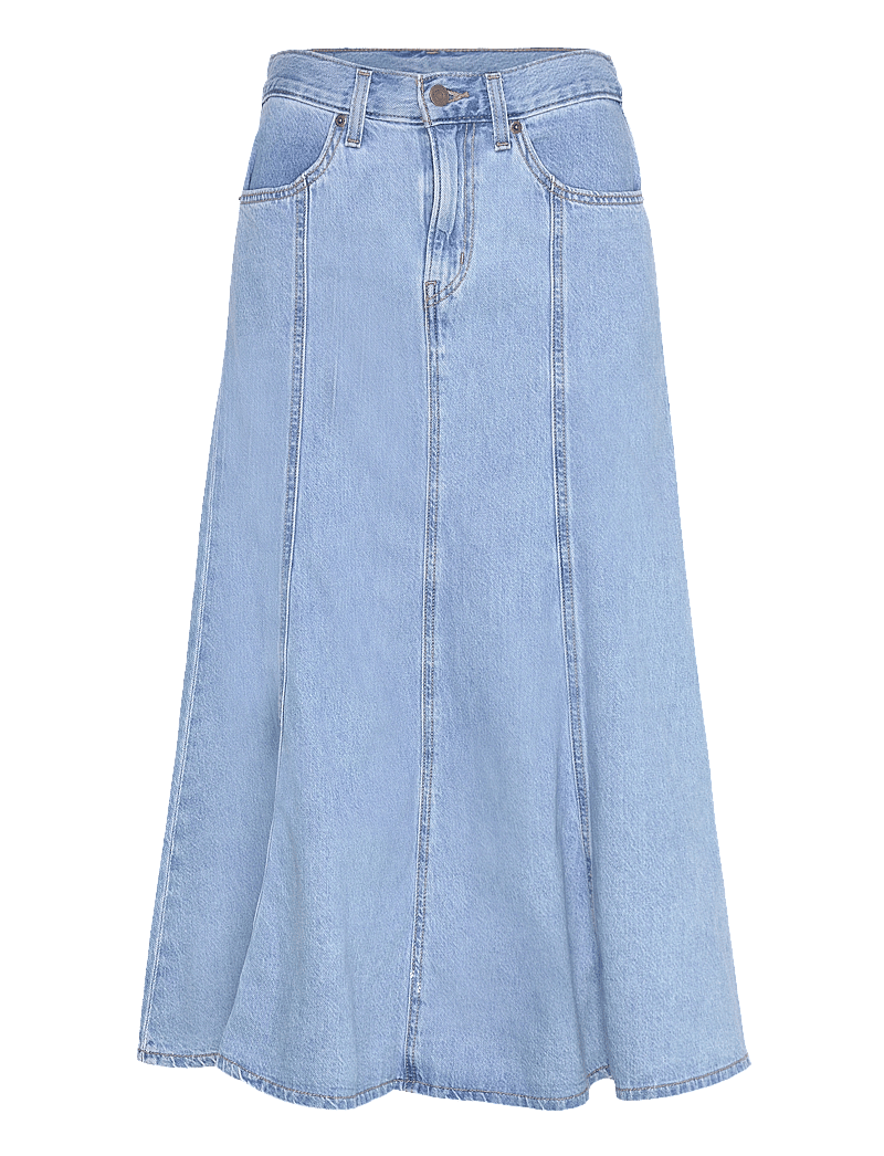 Levi's® - FIT AND FLARE SKIRT I WILL - jeanskjolar - med indigo - flat finish - 1