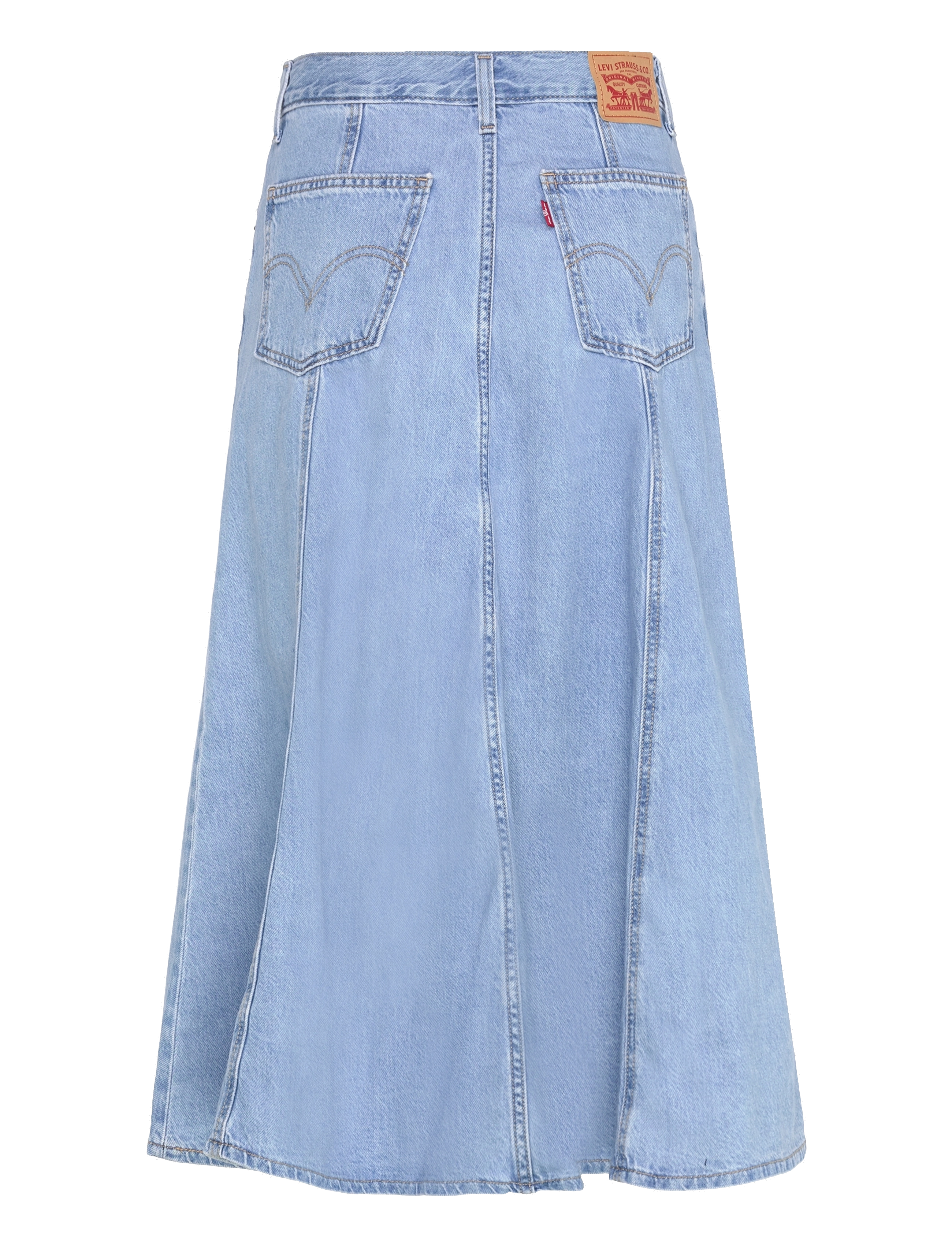 Levi's® - FIT AND FLARE SKIRT I WILL - med indigo - flat finish - 2
