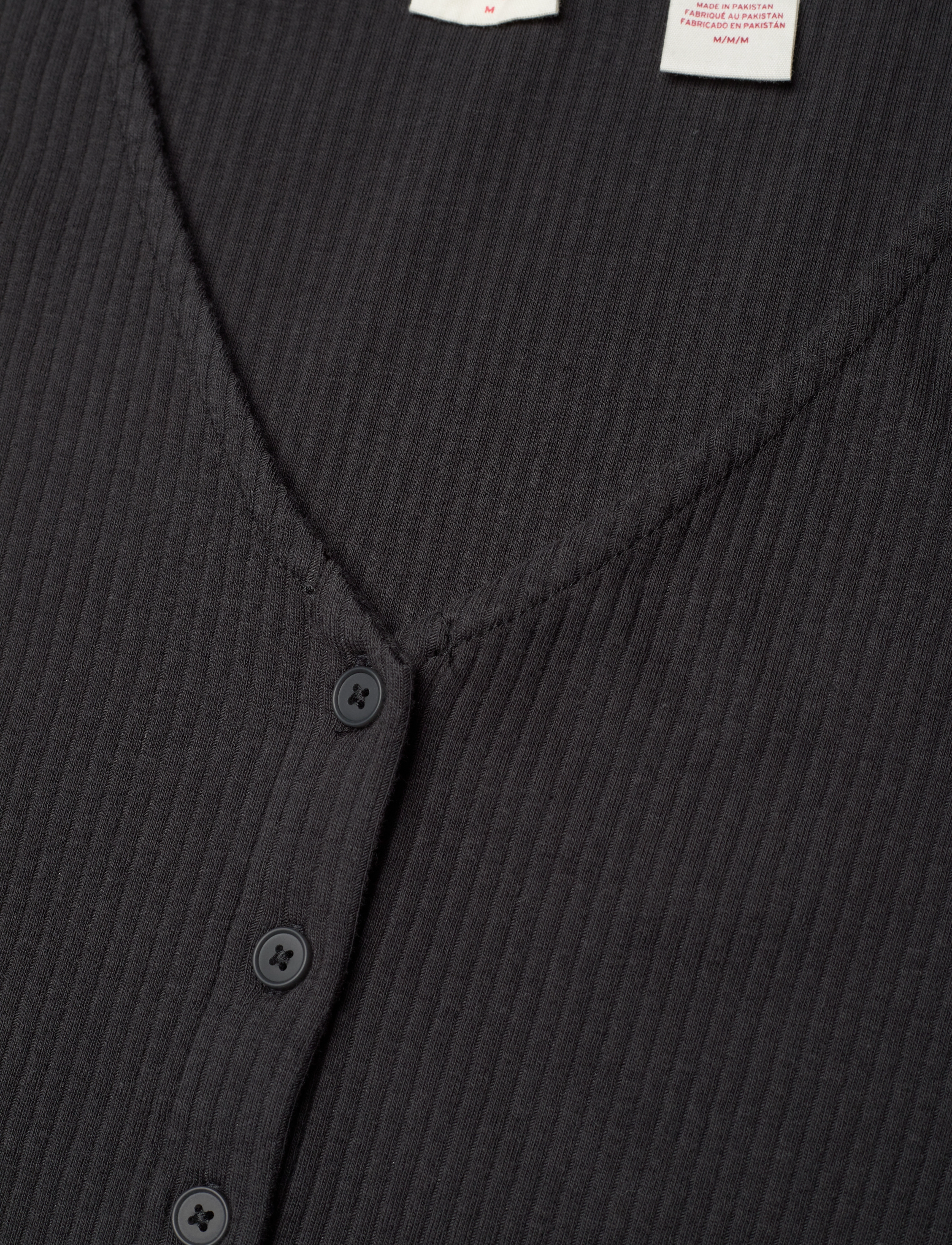 Levi's® - MUSE SS TEE CAVIAR RIB - t-shirts - blacks - 4