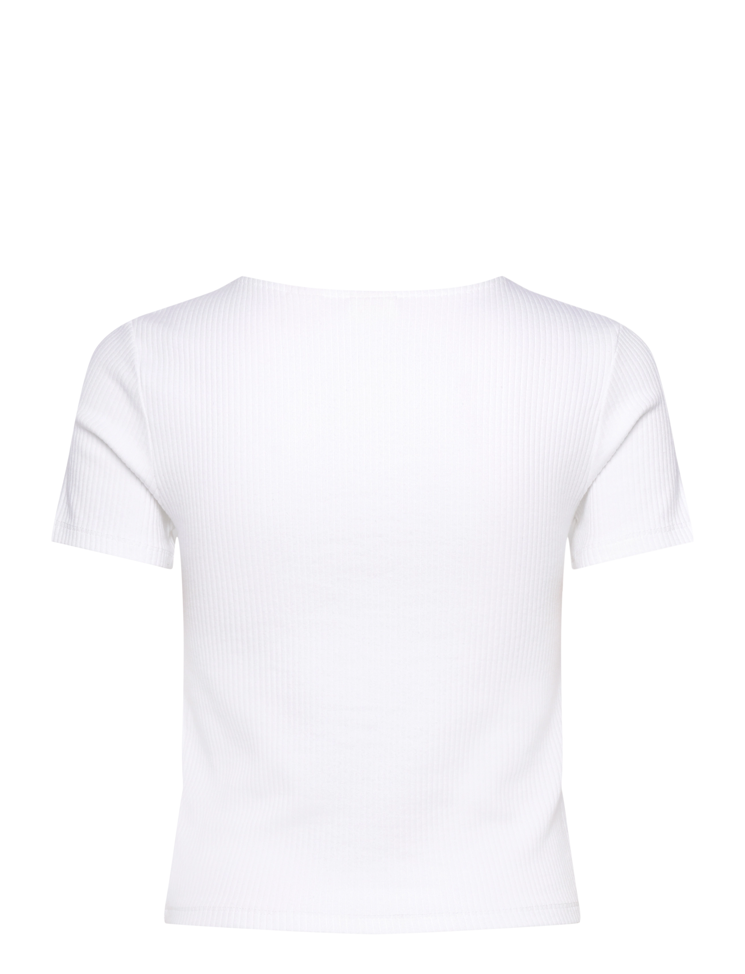Levi's® - MUSE SS TEE WHITE + RIB - t-shirts - neutrals - 2