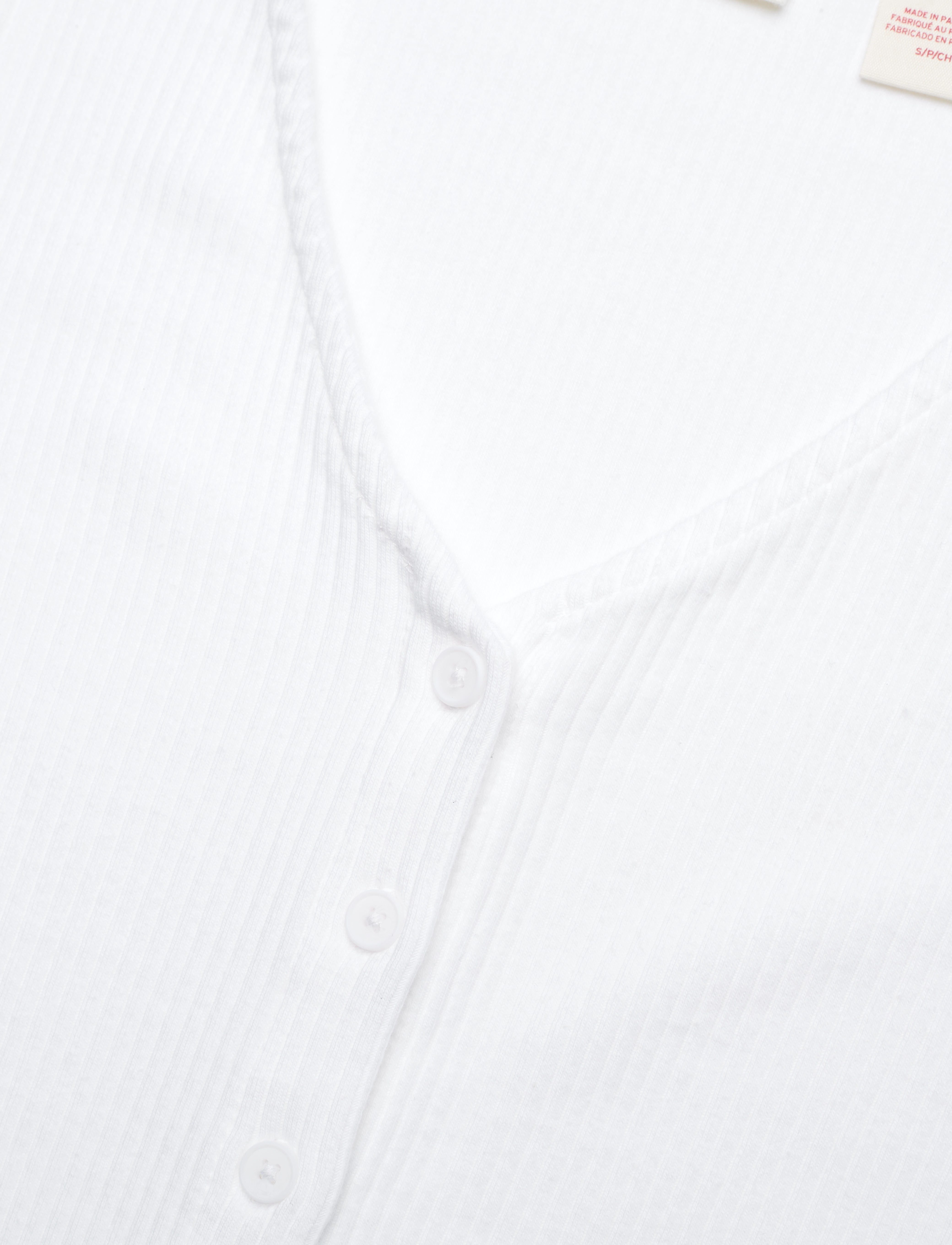 Levi's® - MUSE SS TEE WHITE + RIB - t-shirts - neutrals - 3