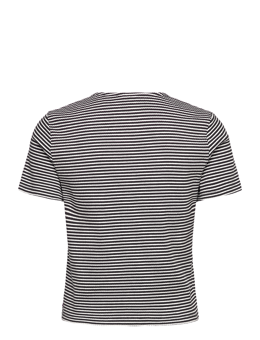 Levi's® - MUSE SS TEE VANILLA STRIPE CAV - t-shirts - blacks - 2