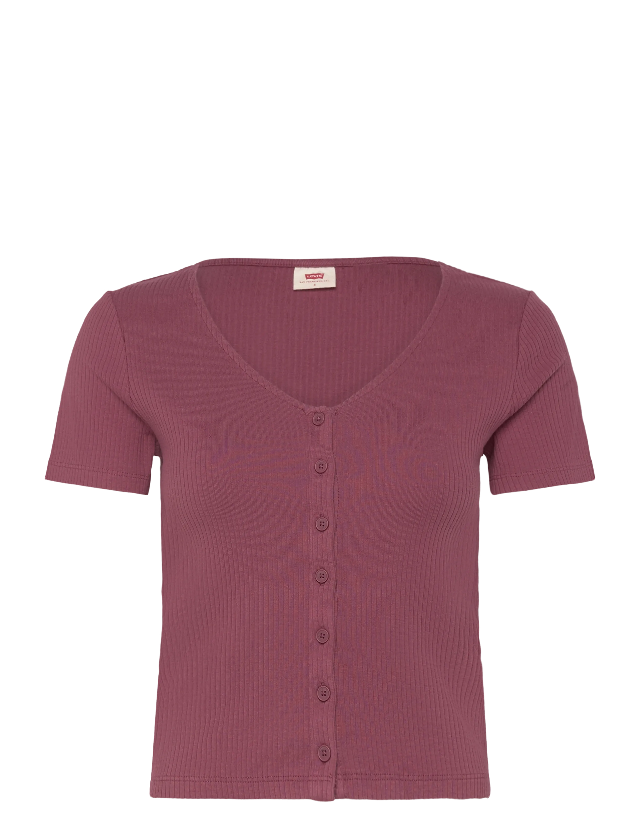 Levi's® MUSE SS TEE CRUSHED BERRY RIB - Tøj - PURPLES / purple