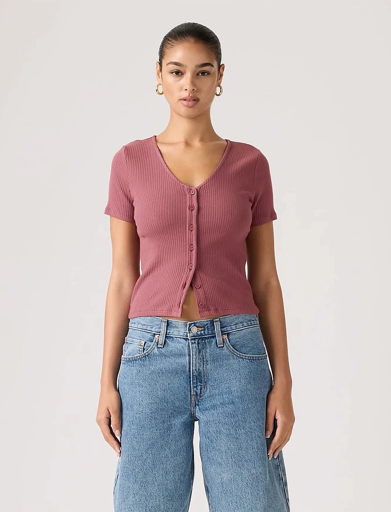Levi's® - MUSE SS TEE CRUSHED BERRY RIB - t-särgid - purples - 0