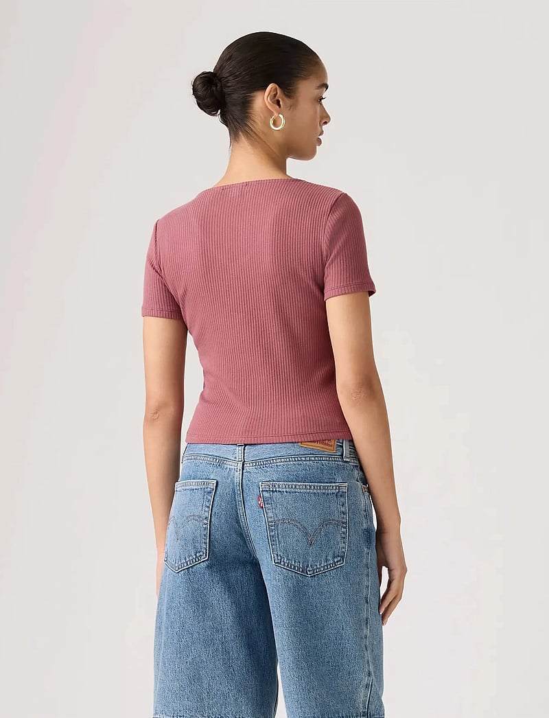 Levi's® - MUSE SS TEE CRUSHED BERRY RIB - t-särgid - purples - 3