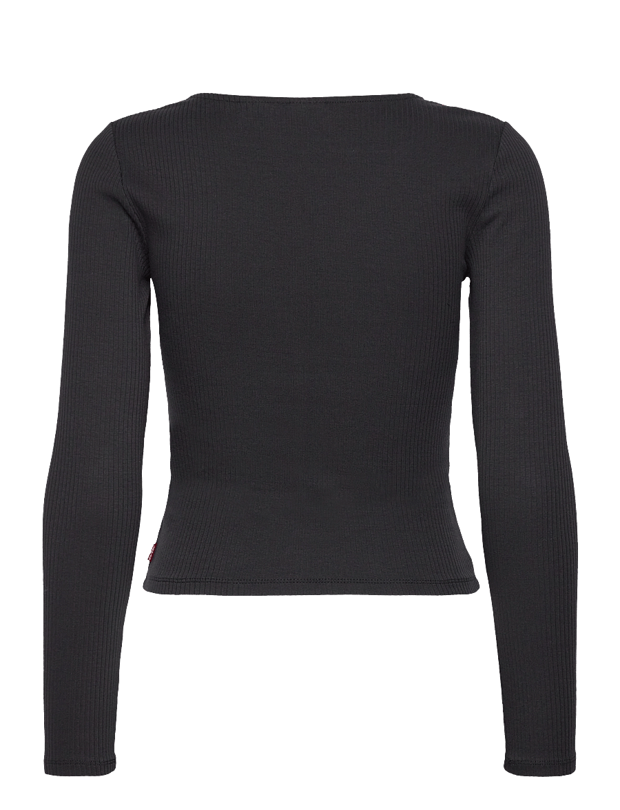 Levi's® - MUSE LS TEE CAVIAR COTTON/POLY - långärmade toppar - blacks - 1