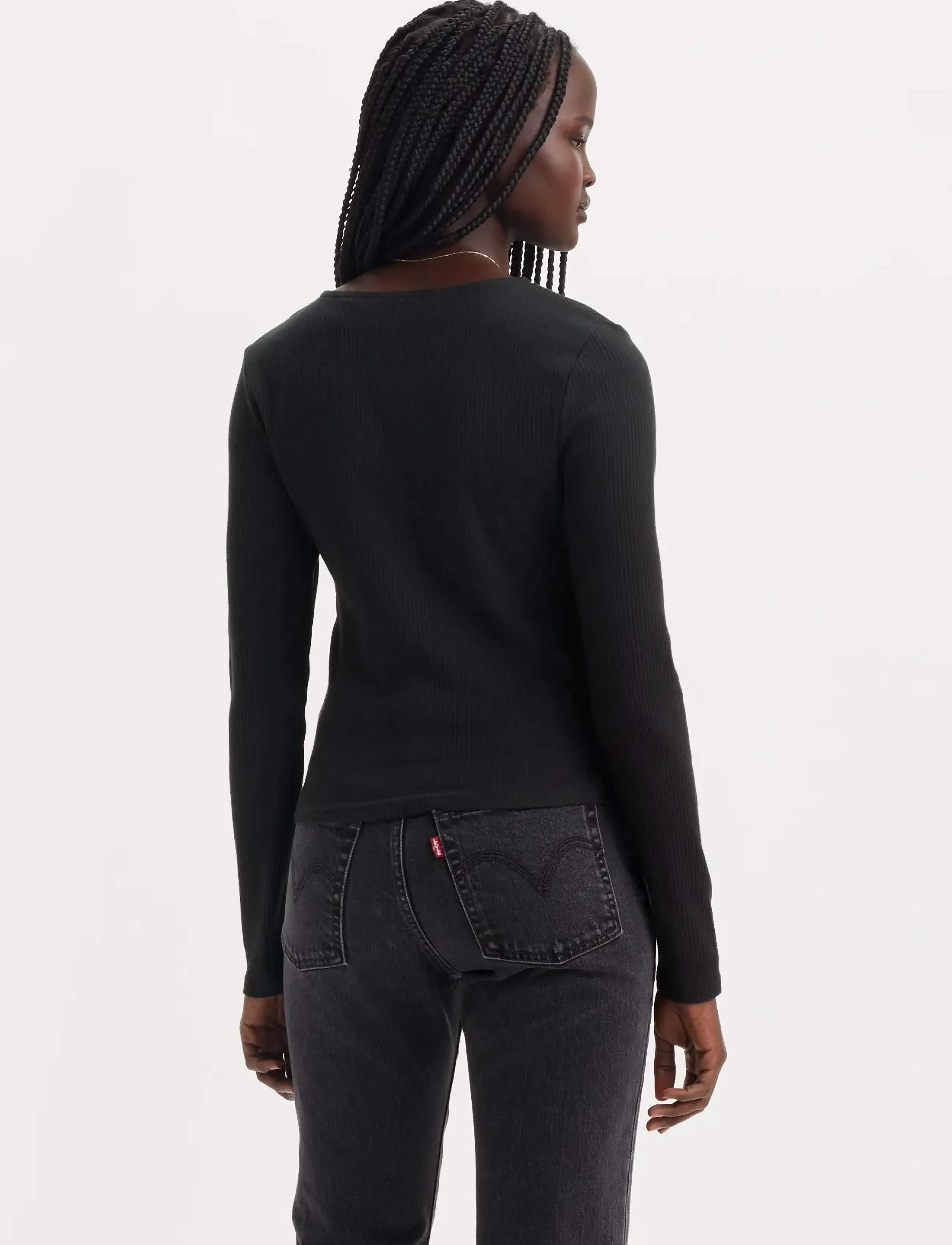 Levi's® - MUSE LS TEE CAVIAR COTTON/POLY - blacks - 2