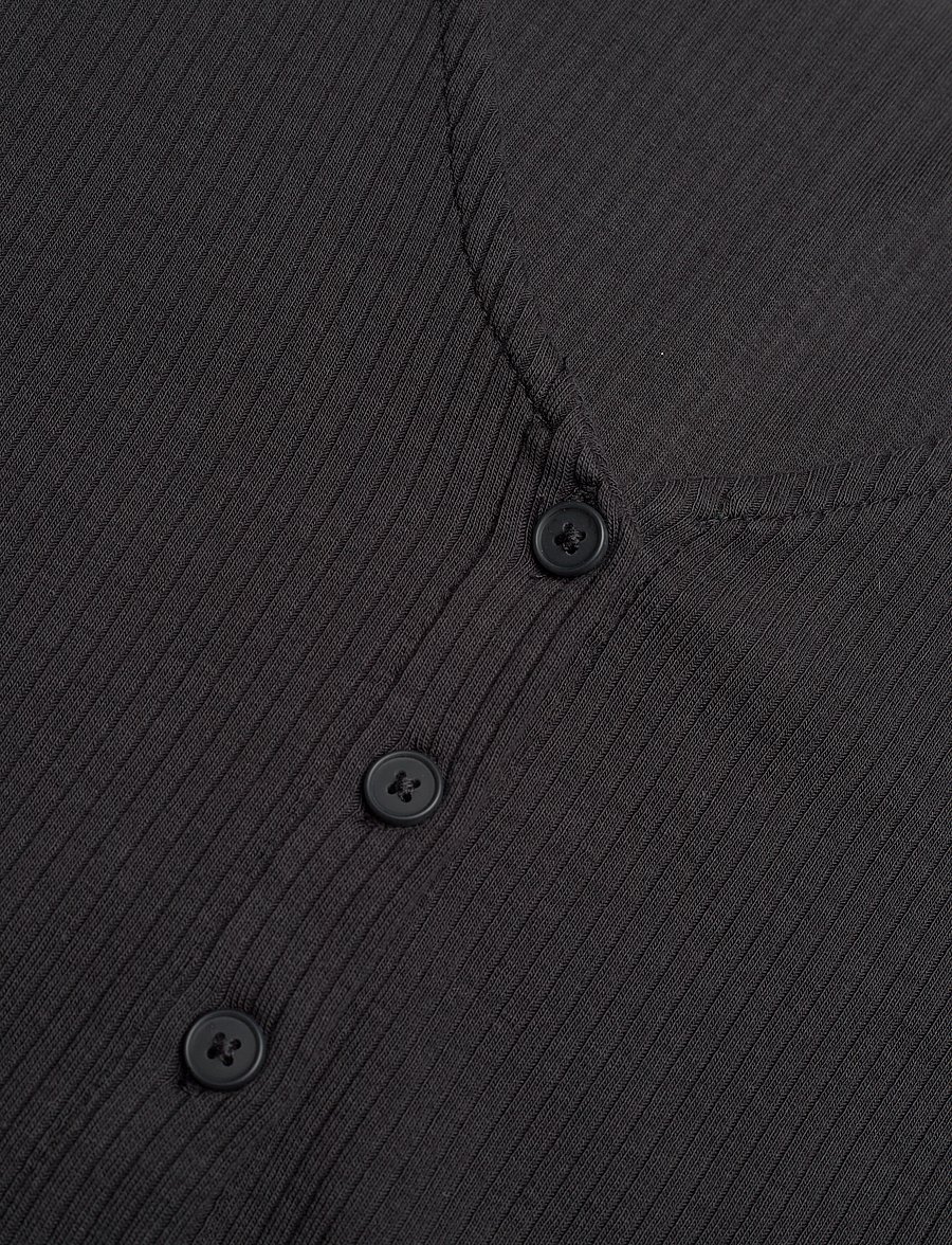 Levi's® - MUSE LS TEE CAVIAR COTTON/POLY - långärmade toppar - blacks - 4