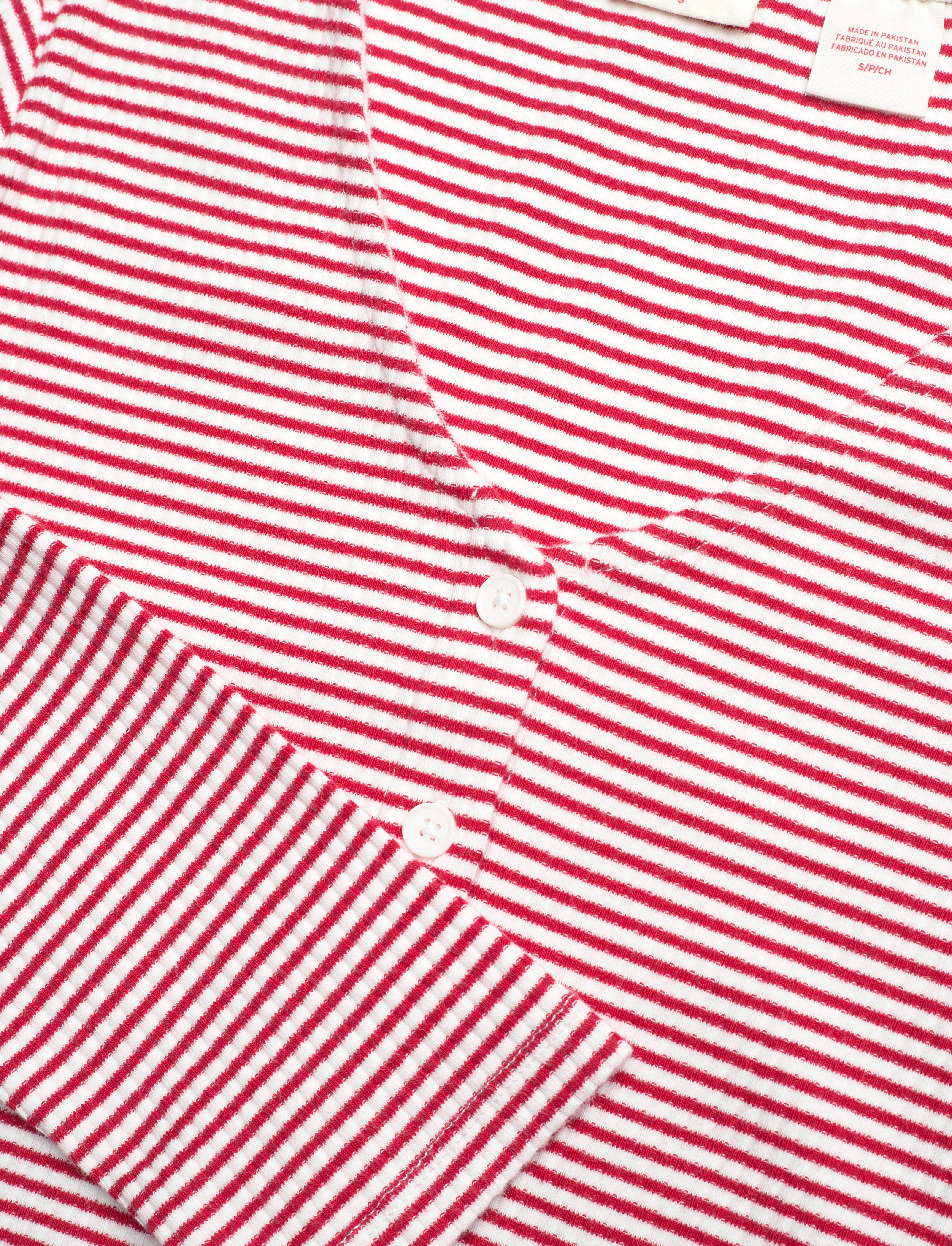 Levi's® - MUSE LS TEE VANILLA STRIPE SCA - reds - 5