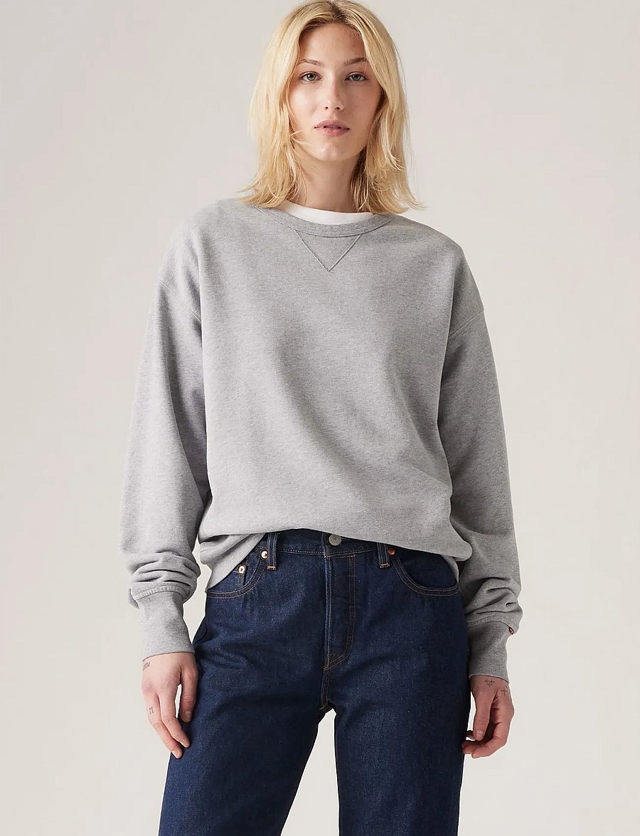 Levi's® - HERITAGE CREW STARSTRUCK HEATH - sweatshirts - greys - 3