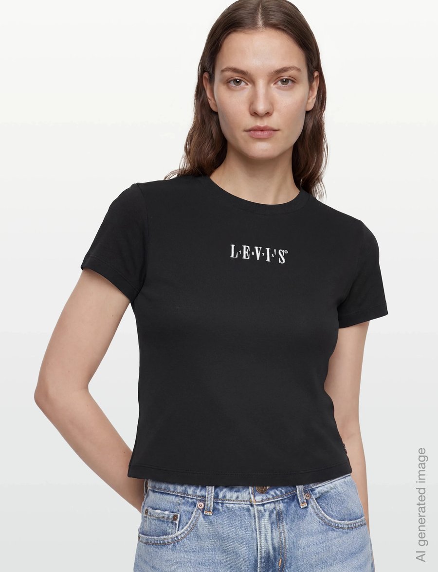Levi's® - GR ESSENTIAL SPORTY TEE ESS SP - crop tops - blacks - 3