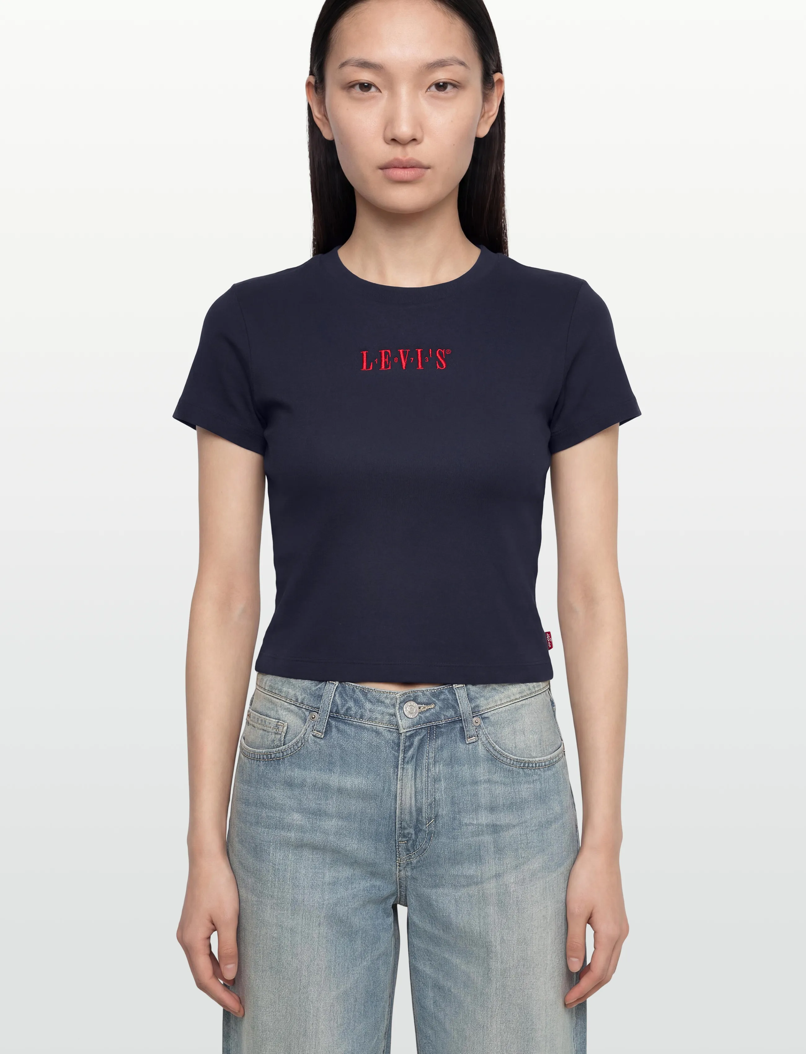 Levi's® - GR ESSENTIAL SPORTY TEE ESS SP - crop tops - blues - 3