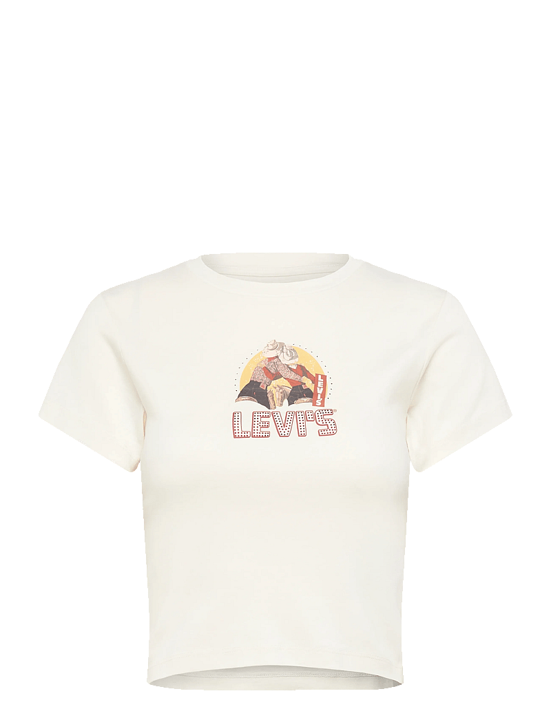 Levi's® - GR ESSENTIAL SPORTY TEE LEVIS - crop tops - whites - 1