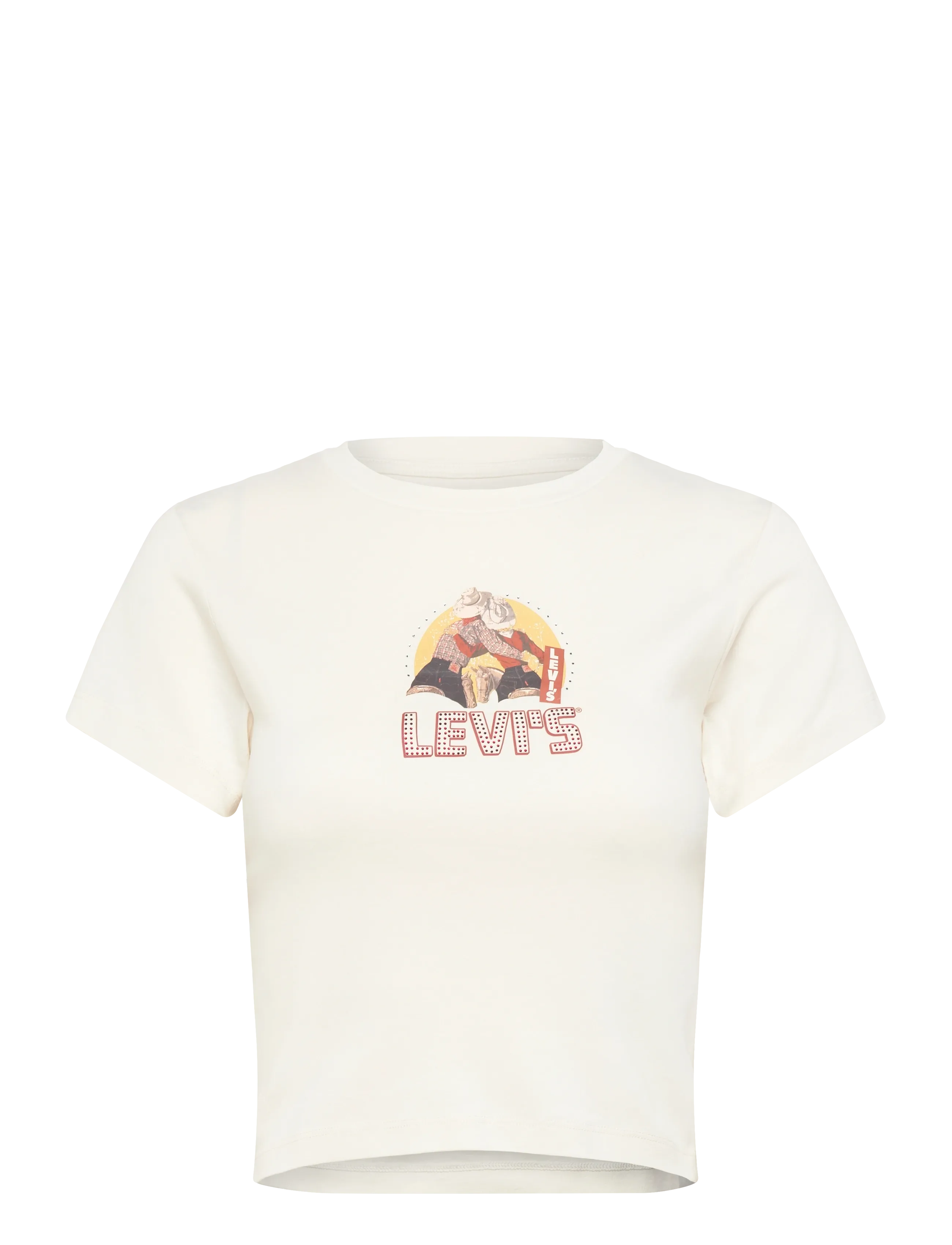 Levi's® GR ESSENTIAL SPORTY TEE LEVIS - Tøj - WHITES / cream