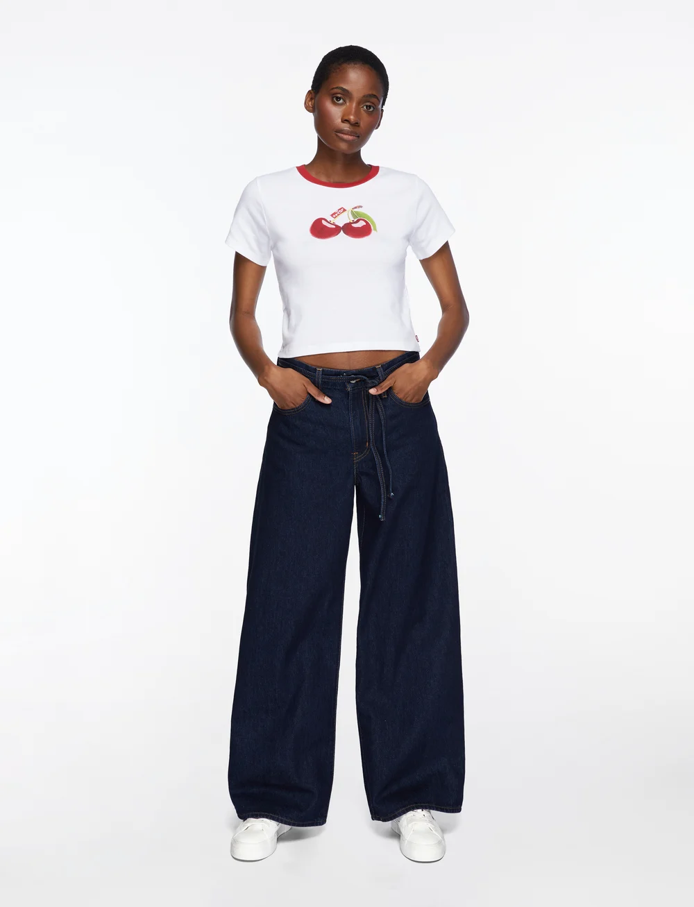 Levi's® - GR ESSENTIAL SPORTY TEE PHOTO - t-shirts - whites - 3