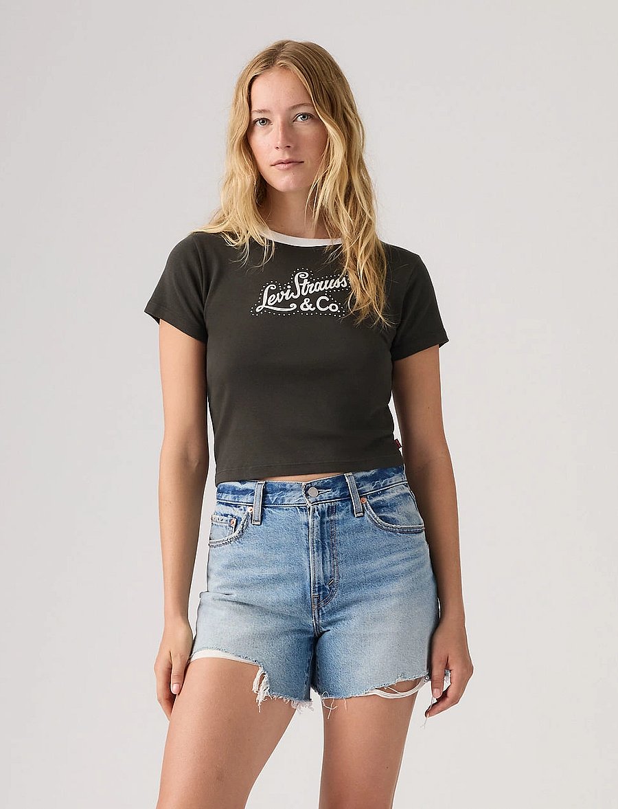 Levi's® - GR ESSENTIAL SPORTY TEE LEVIS - t-shirts - blacks - 0