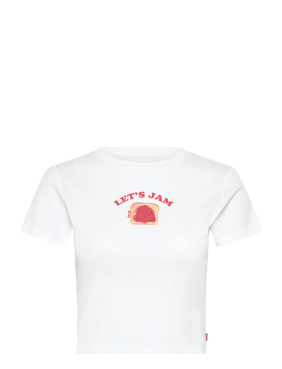 Levi's® - GR ESSENTIAL SPORTY TEE LETS J - t-shirts - whites - 1