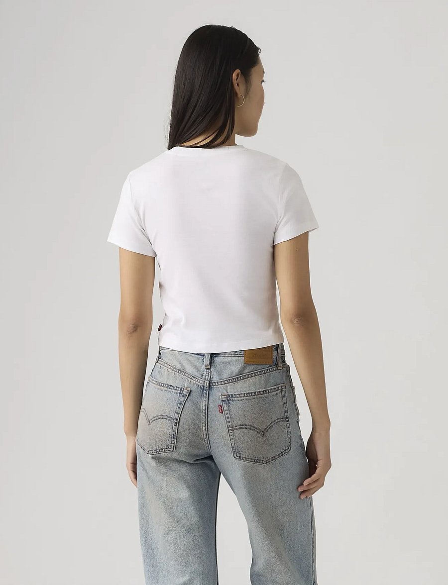 Levi's® - GR ESSENTIAL SPORTY TEE LETS J - t-shirts - whites - 3