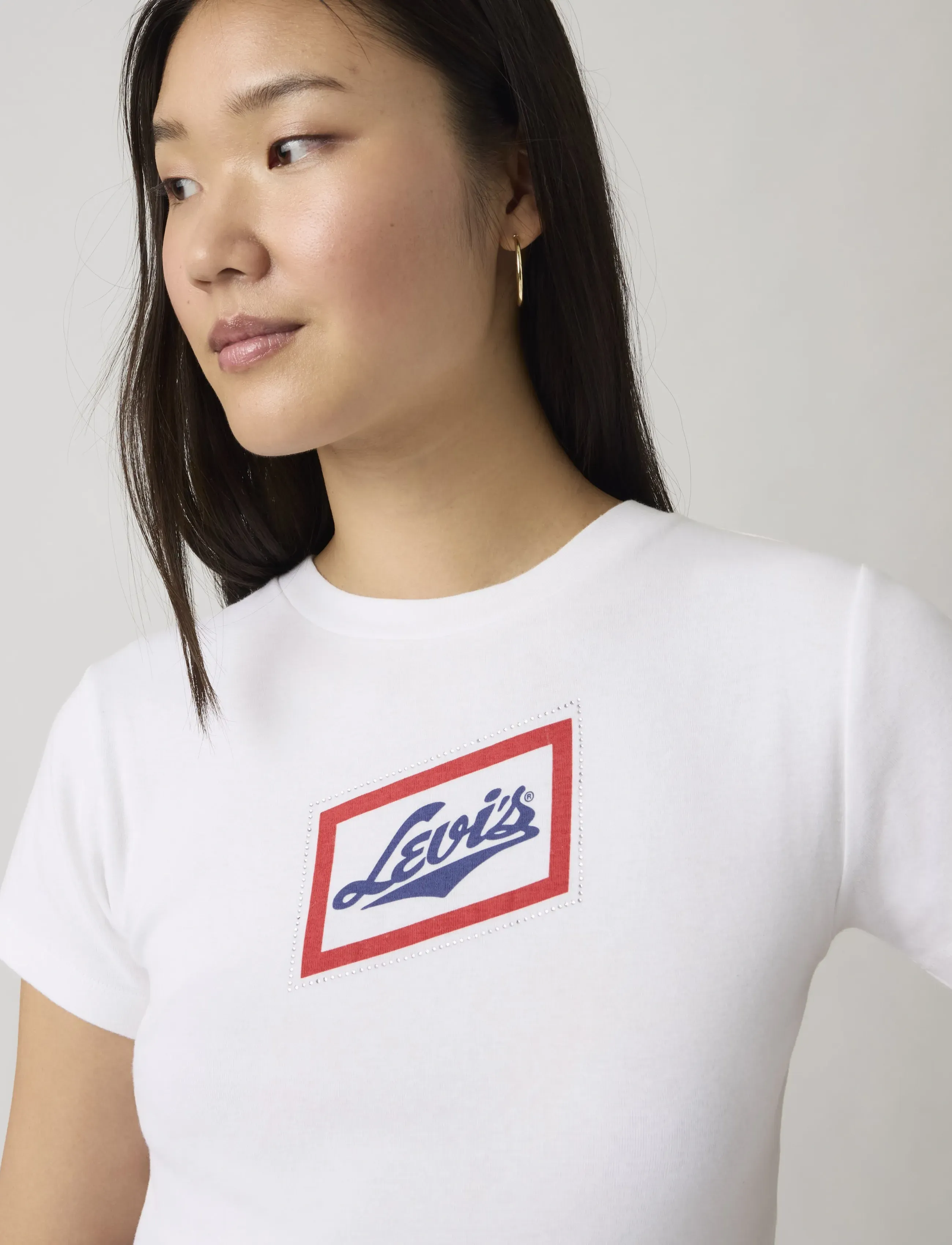 Levi's® - GR ESSENTIAL SPORTY TEE VINTAG - t-shirts - whites - 4
