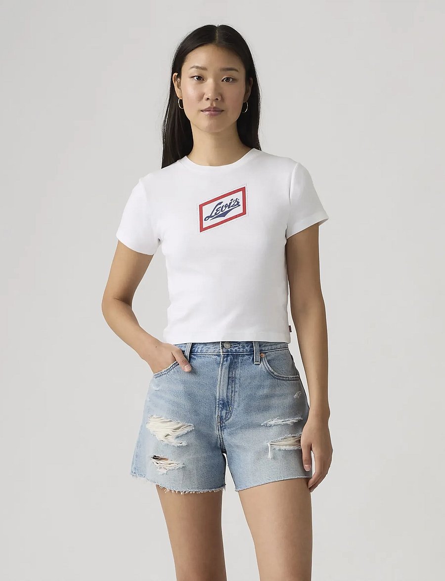 Levi's® - GR ESSENTIAL SPORTY TEE VINTAG - t-shirts - whites - 5
