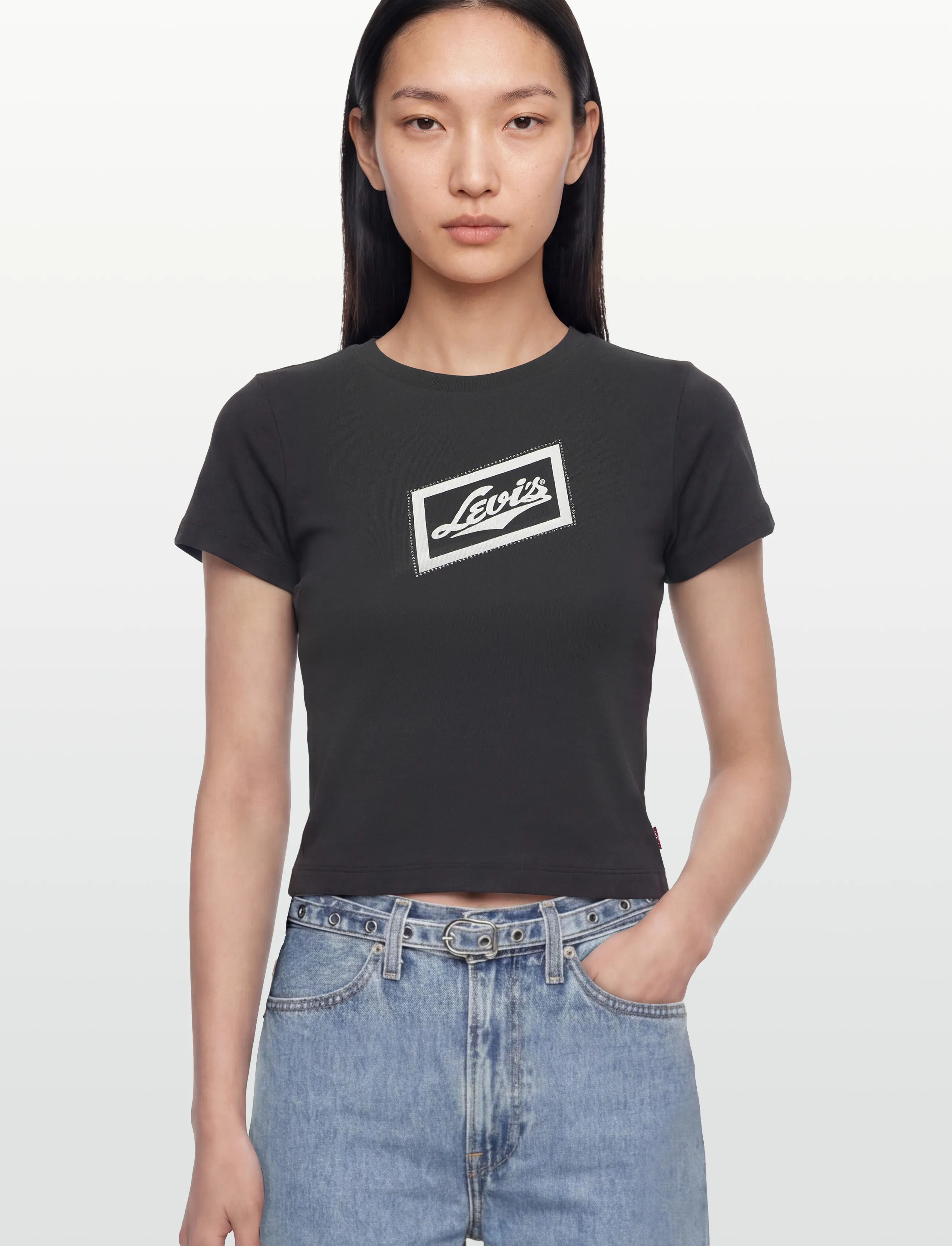 Levi's® - GR ESSENTIAL SPORTY TEE VINTAG - t-shirts - blacks - 3