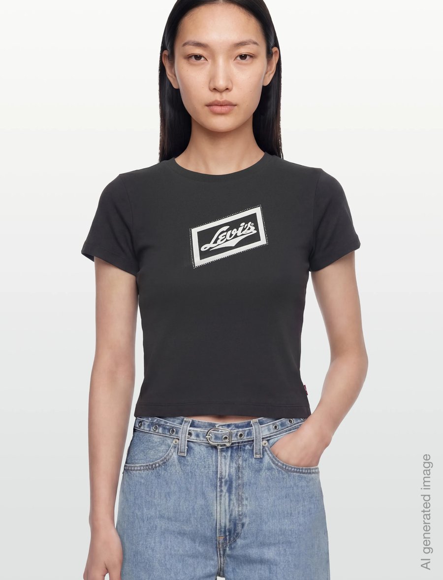 Levi's® - GR ESSENTIAL SPORTY TEE VINTAG - t-shirts - blacks - 3