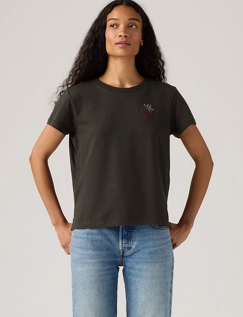 Levi's® - GRAPHIC BOXY TSHIRT RHINESTONE - t-shirts - blacks - 3