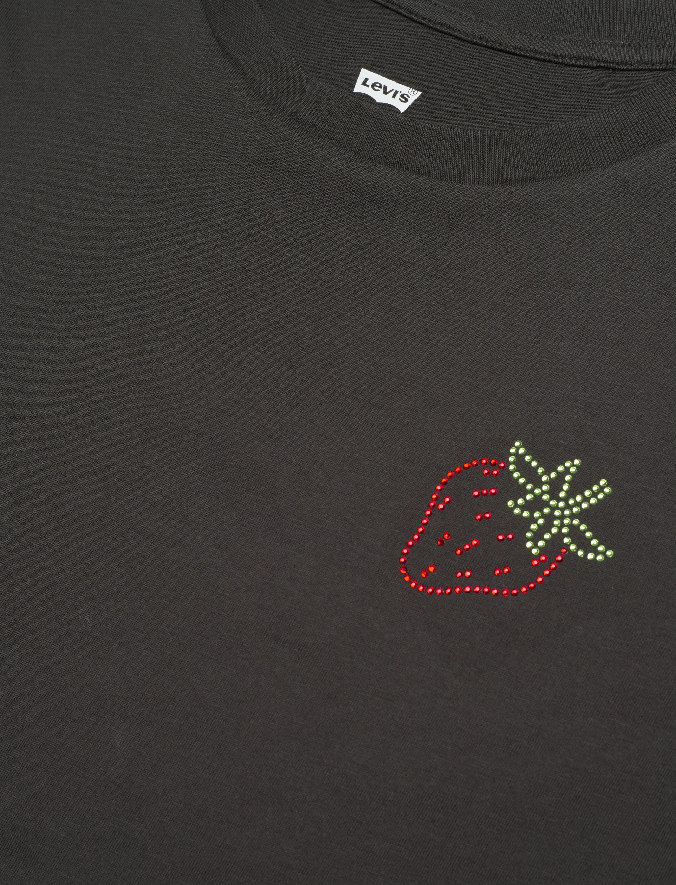 Levi's® - GRAPHIC BOXY TSHIRT RHINESTONE - t-shirts - blacks - 5