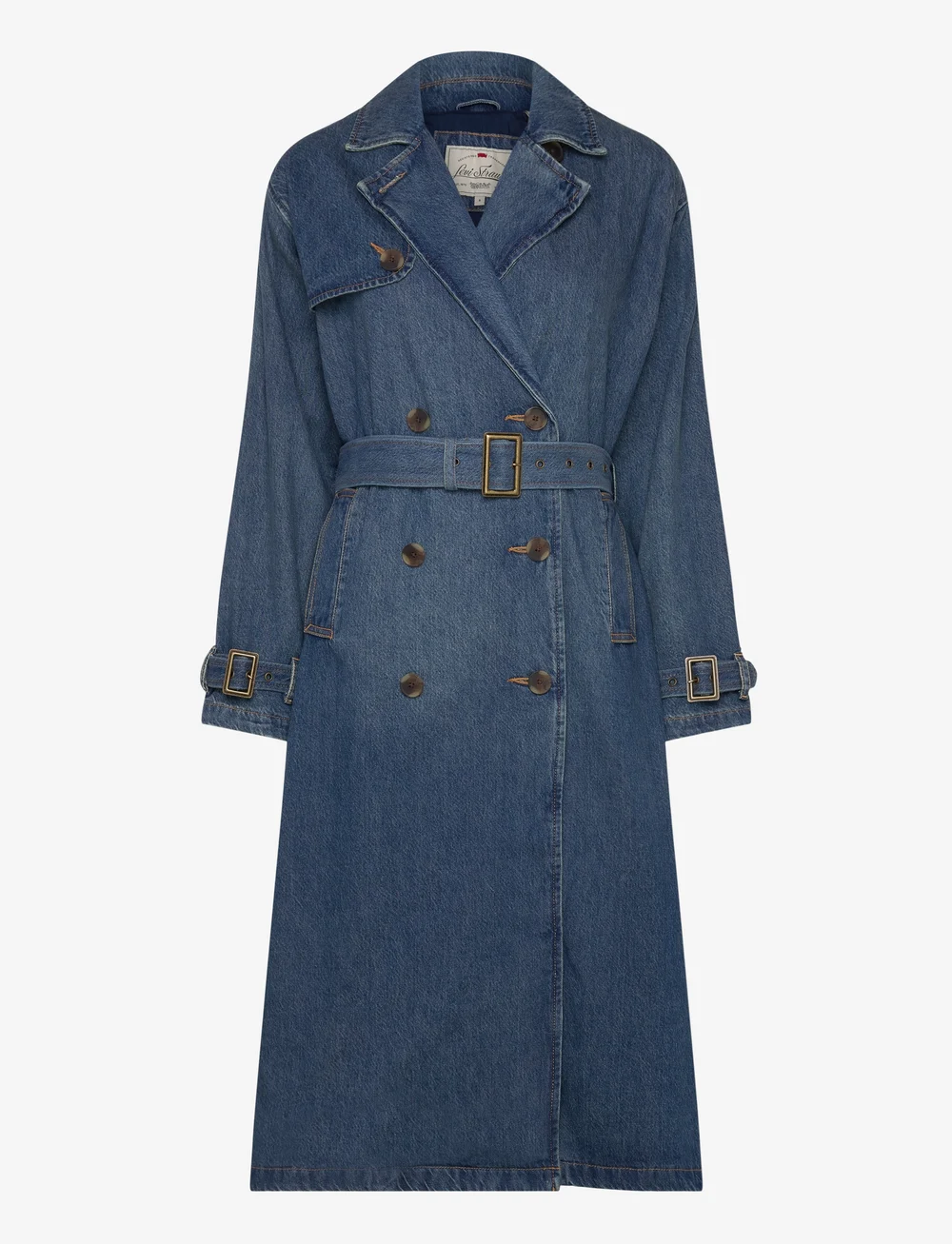 Levis denim trench coat clearance