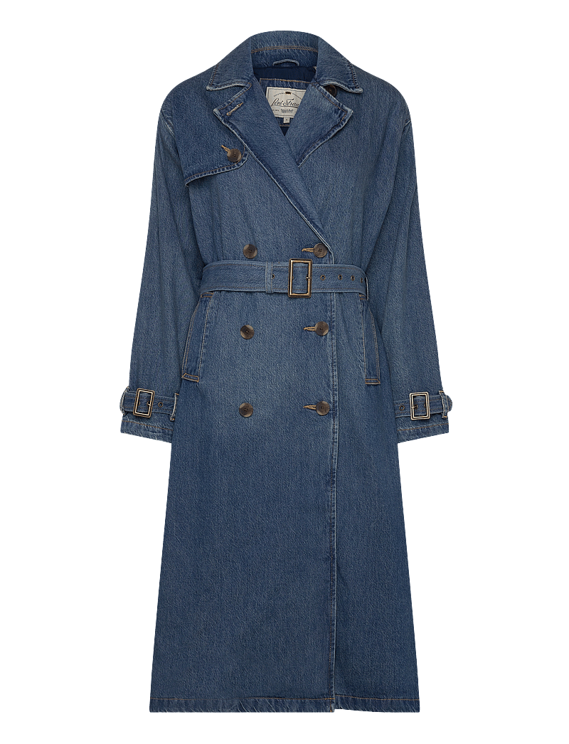 Levi's® - SPADE TRENCH LETS GET LOST AGA - trench coats - dark indigo - flat finish - 1