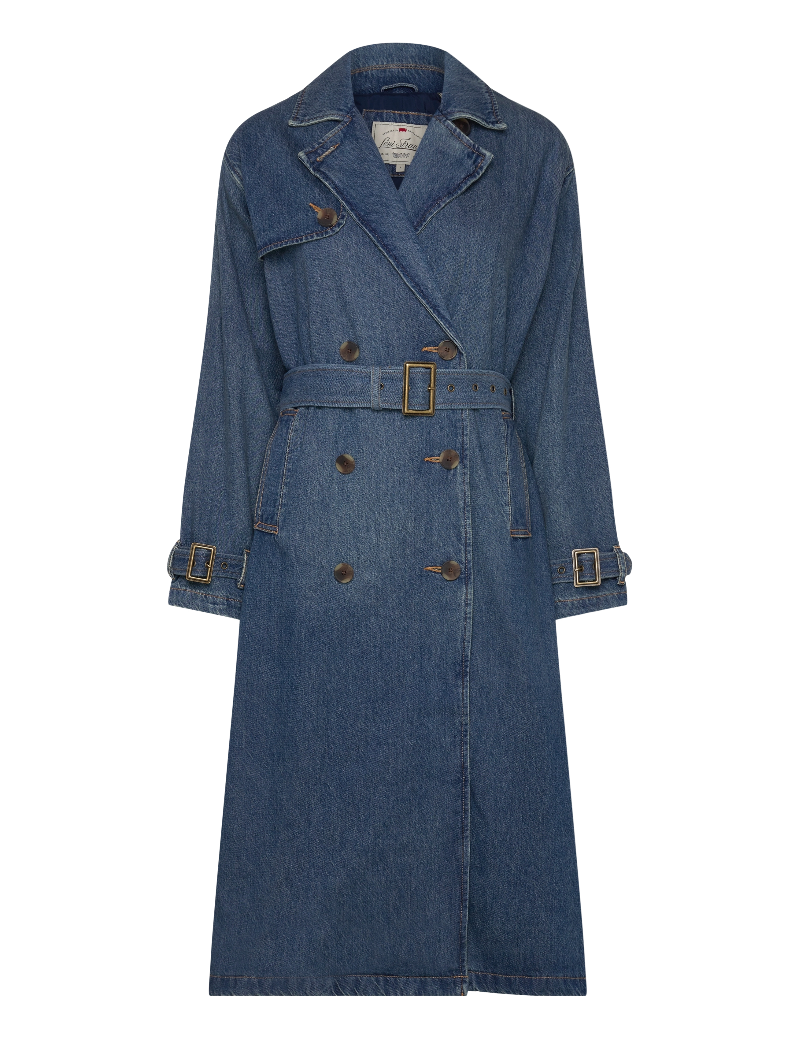 Levi's® - SPADE TRENCH LETS GET LOST AGA - trenchcoats - dark indigo - flat finish - 1