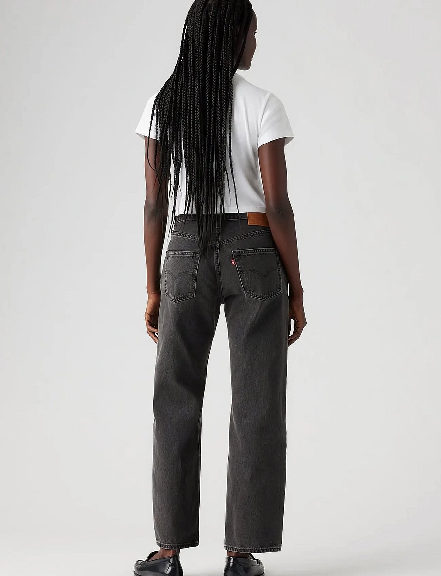 Levi's® - 501 90S ANKLE SMOOTH OPERATOR - hosen mit weitem bein - blacks - 4