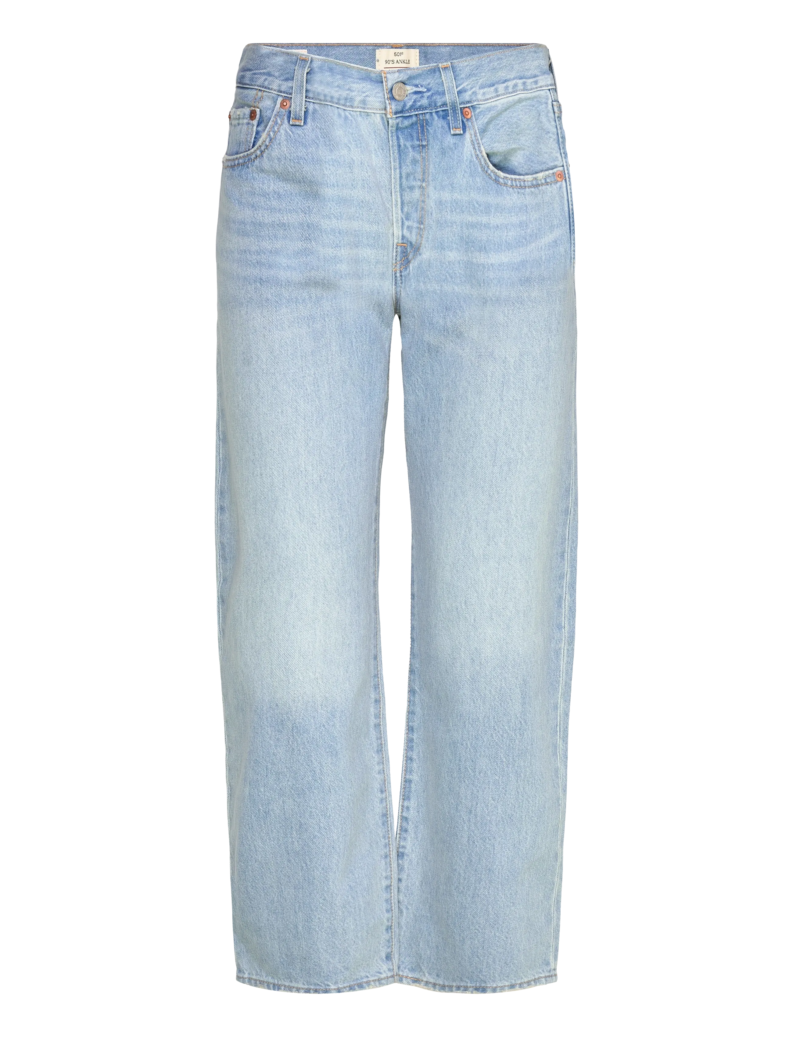 Levi's® 501 90S ANKLE BY YOUR SIDE - Jeans - LIGHT INDIGO - WORN IN / blue