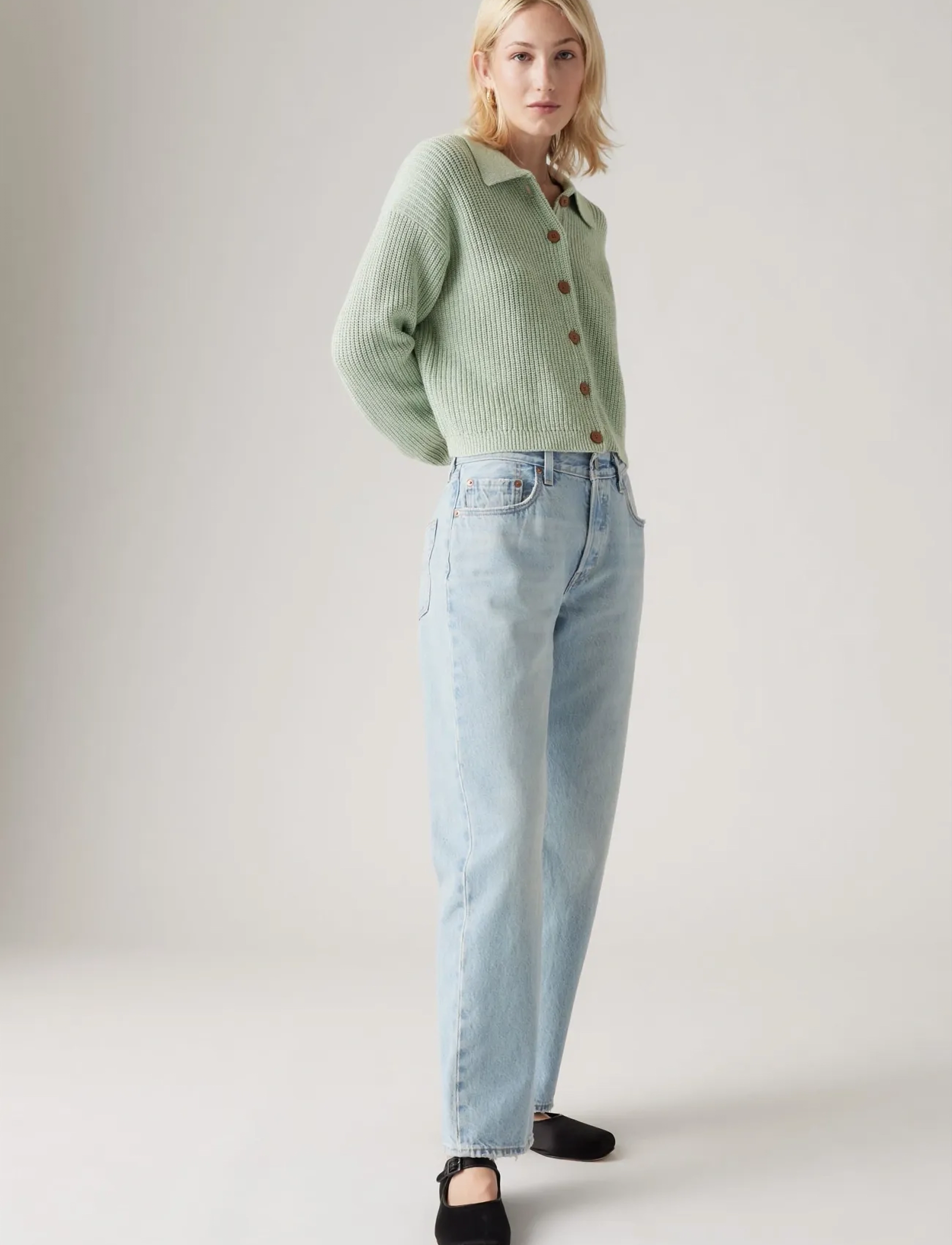 Levi's® 501 90S ANKLE BY YOUR SIDE - Levi's® - LIGHT INDIGO - WORN IN / blue