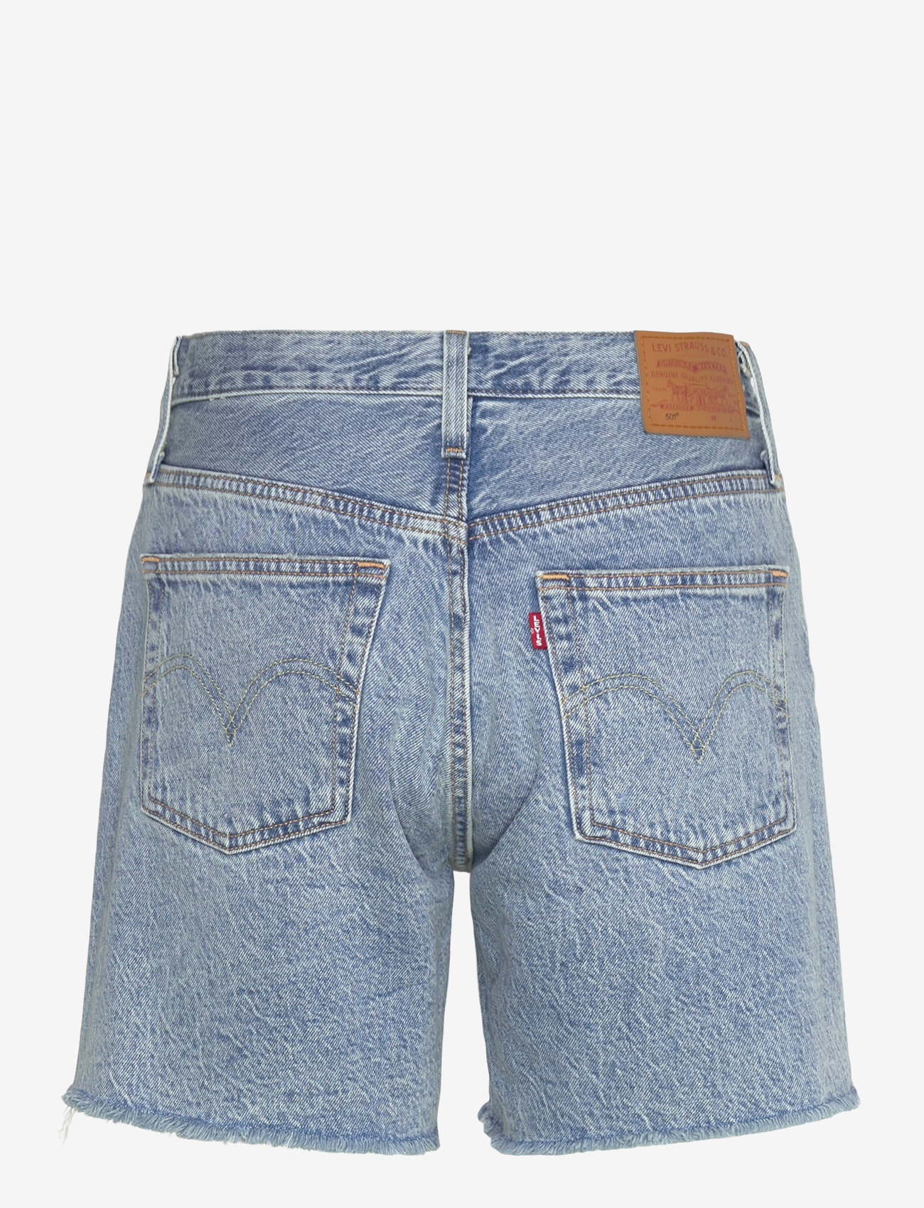 Levi's® - 501 MID THIGH SHORT LW FUN FLA - jorts - light indigo - worn in - 2