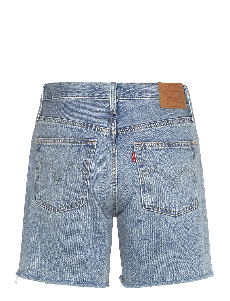 Levi's® - 501 MID THIGH SHORT LW FUN FLA - jeansshorts - light indigo - worn in - 2
