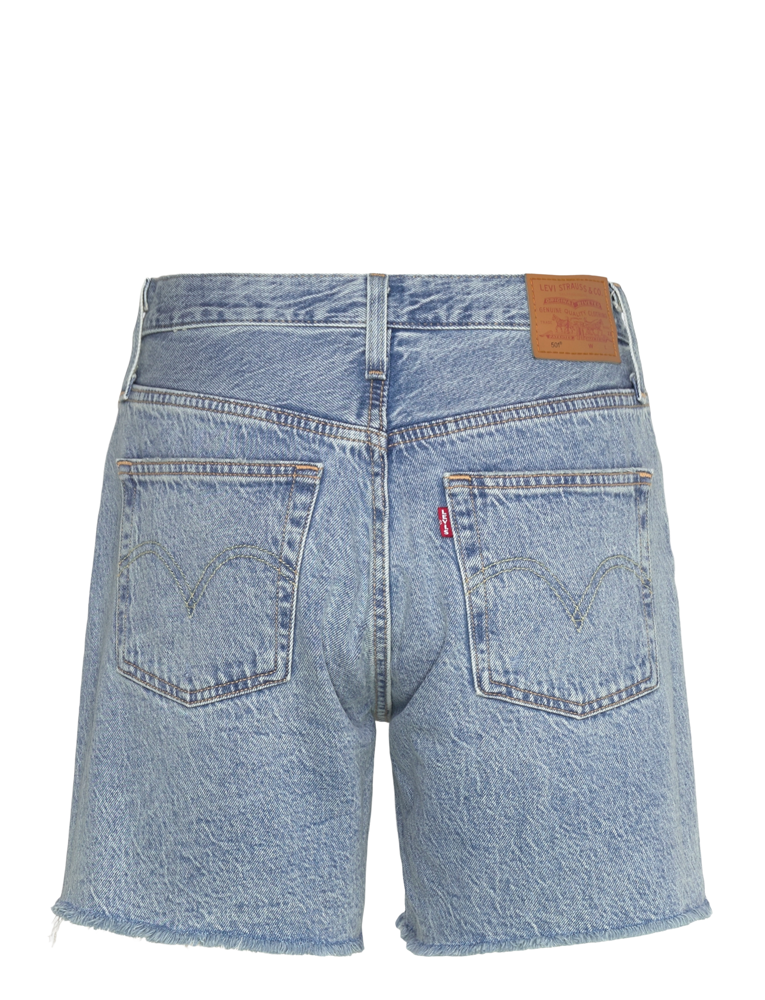 Levi's® - 501 MID THIGH SHORT LW FUN FLA - jeansshorts - light indigo - worn in - 2