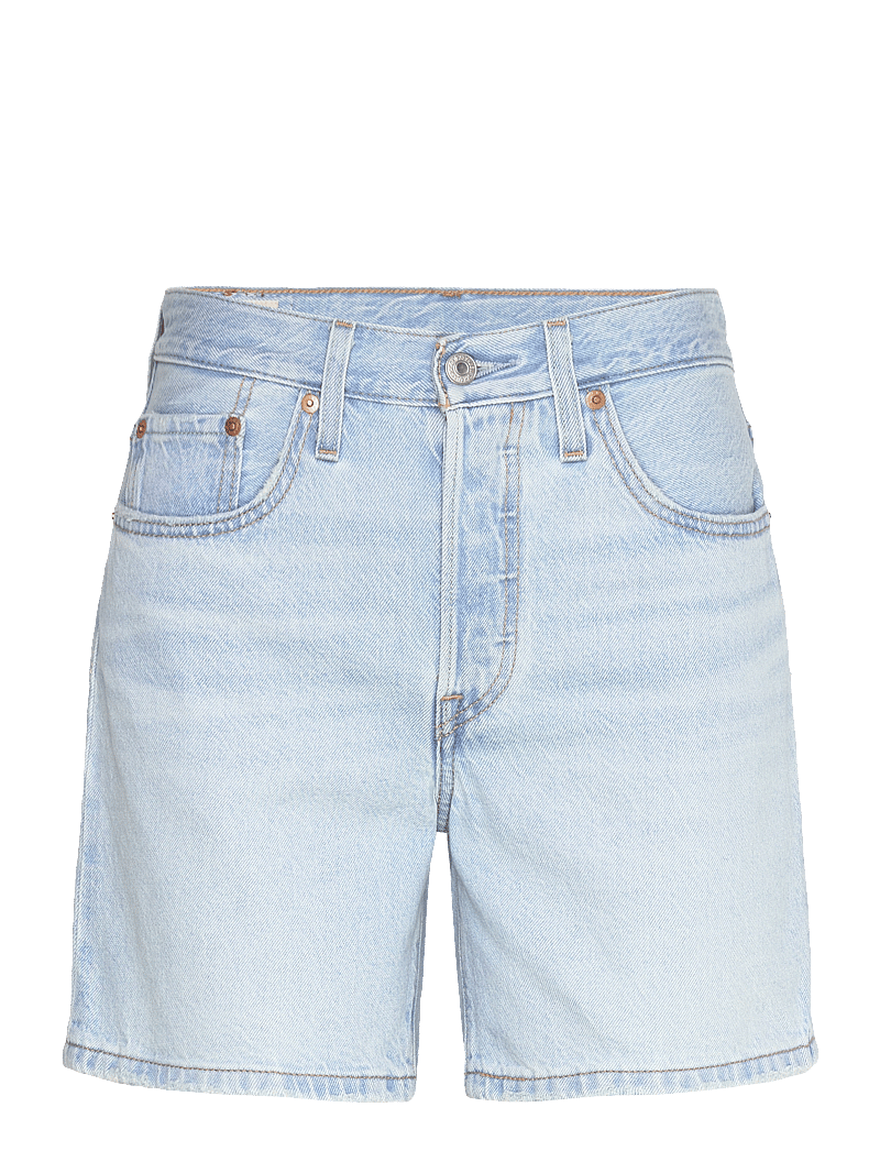 Levi's® - 501 MID THIGH SHORT LW MAKE ME - jeansshorts - light indigo - worn in - 1