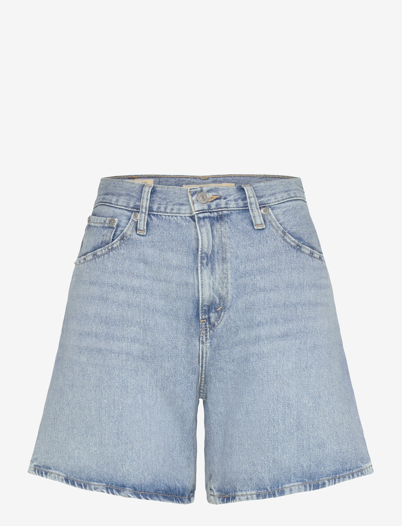 Levi's® - HIGH BAGGY SHORT FAR AND WIDE - jorts - med indigo - flat finish - 1