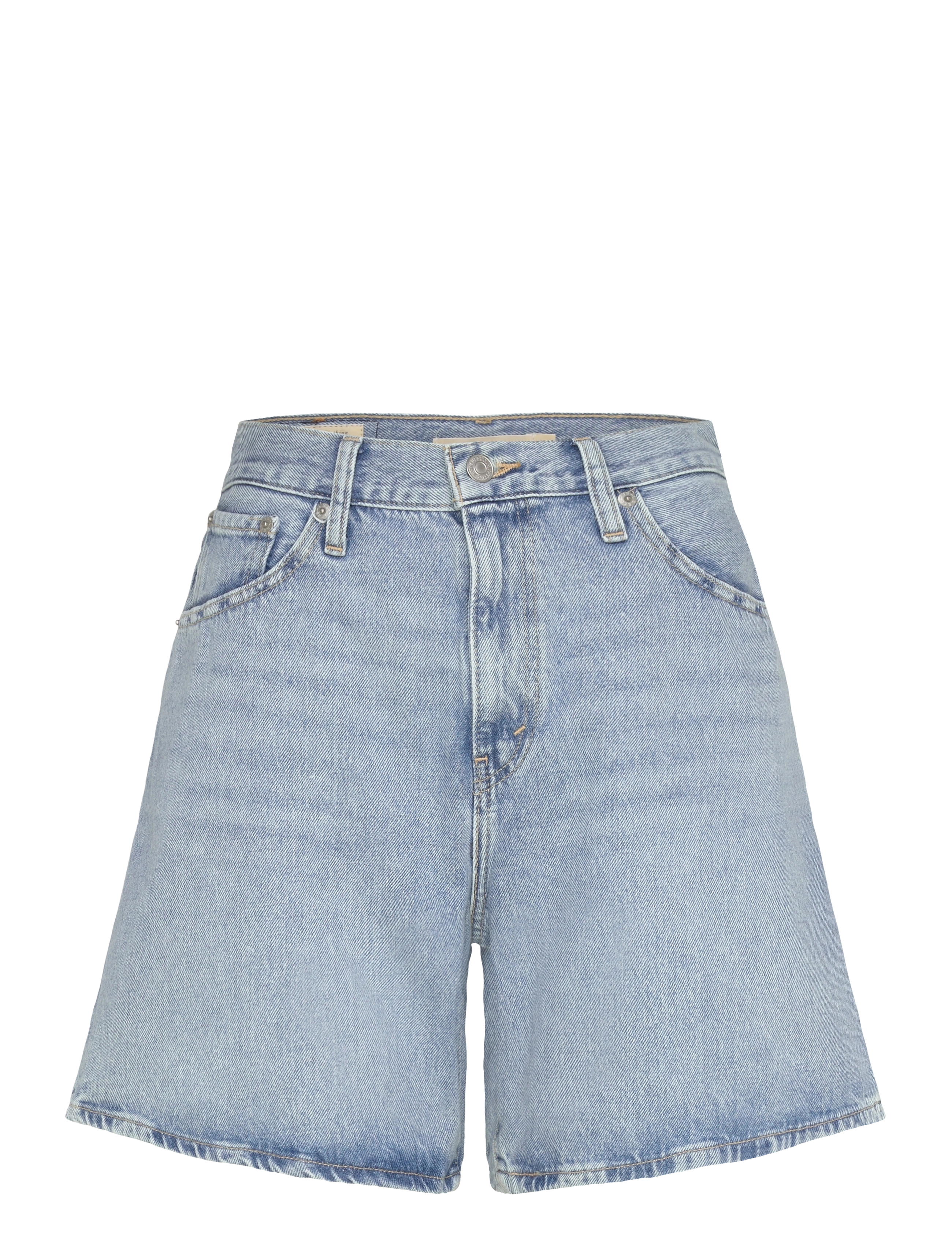 Levi's® HIGH BAGGY SHORT FAR AND WIDE - Shorts - MED INDIGO - FLAT FINISH / blue