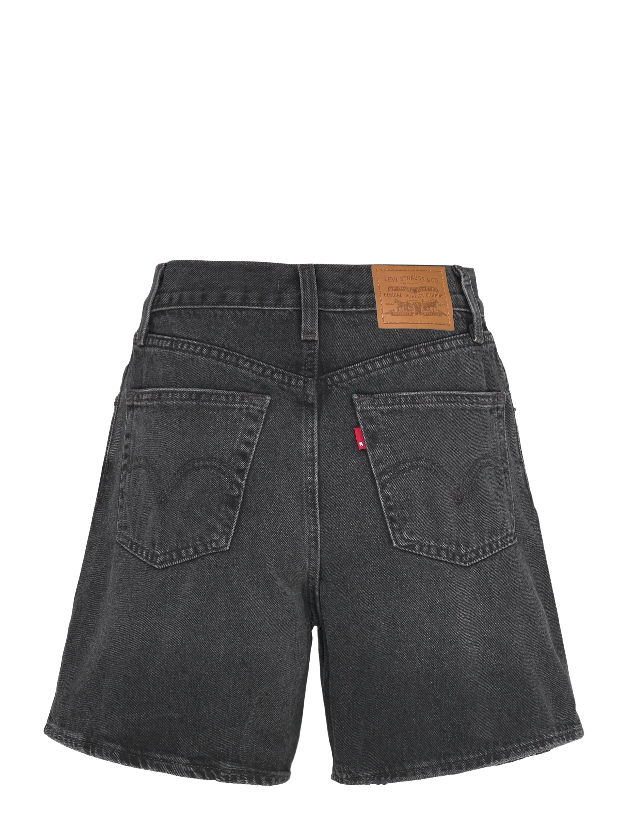 Levi's® - HIGH BAGGY SHORT WHERES MY PHO - džinsiniai šortai - blacks - 2